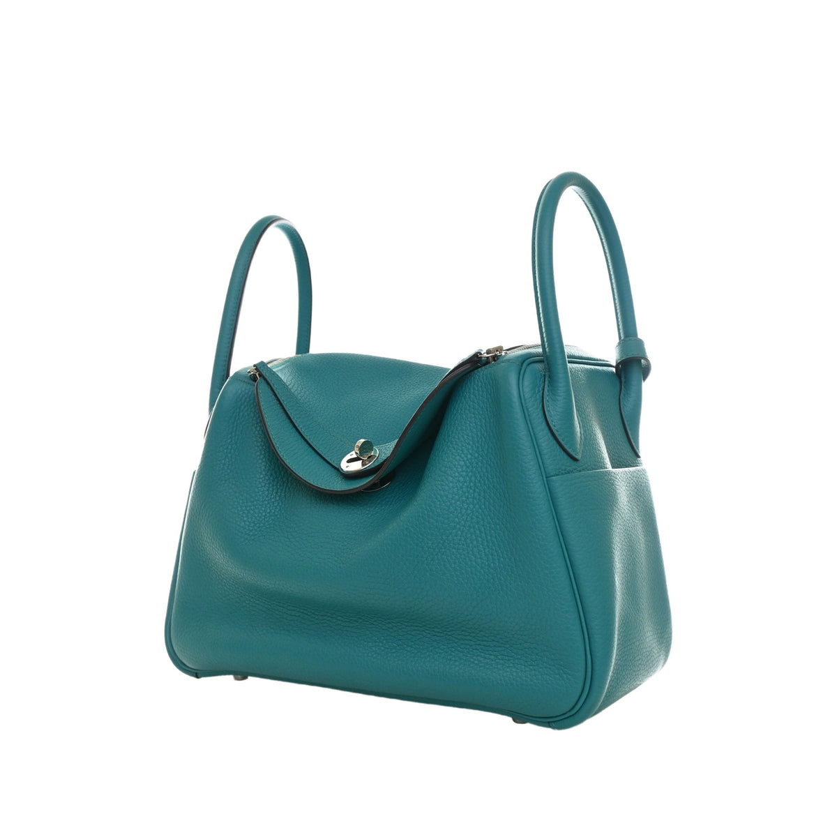 Hermès Clemence Lindy 30 — Blue