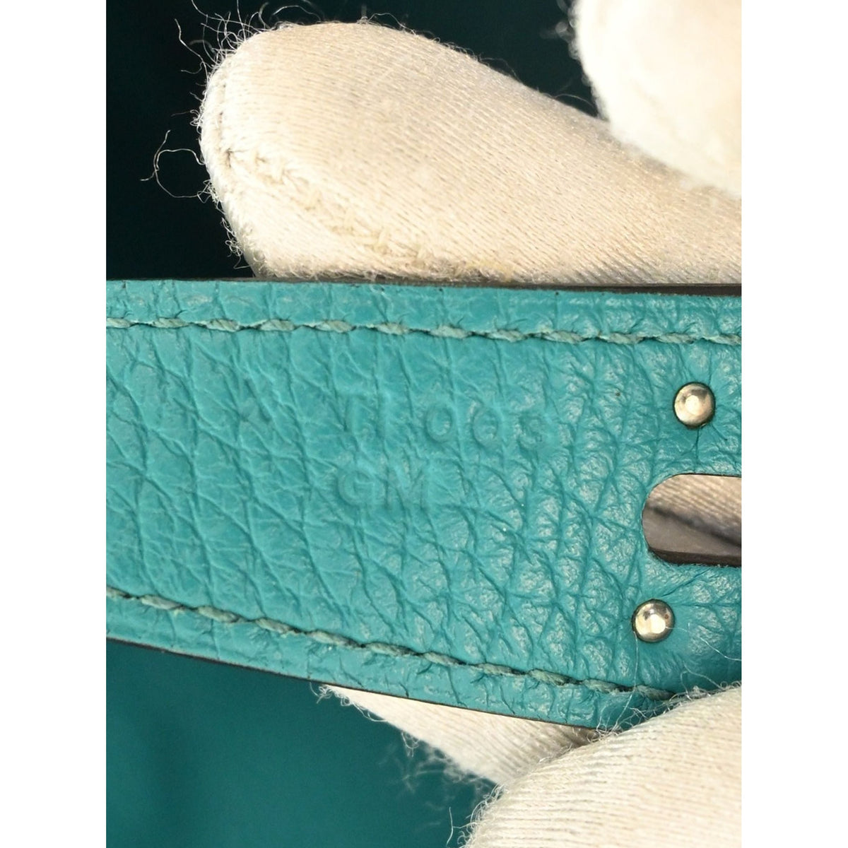 Hermès Clemence Lindy 30 — Blue