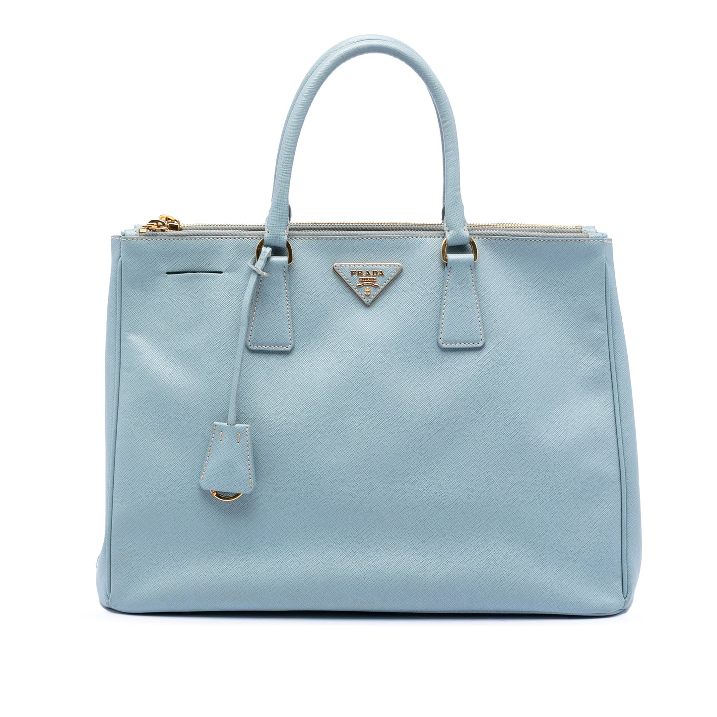 Prada Large Saffiano Lux Galleria Double Zip Satchel