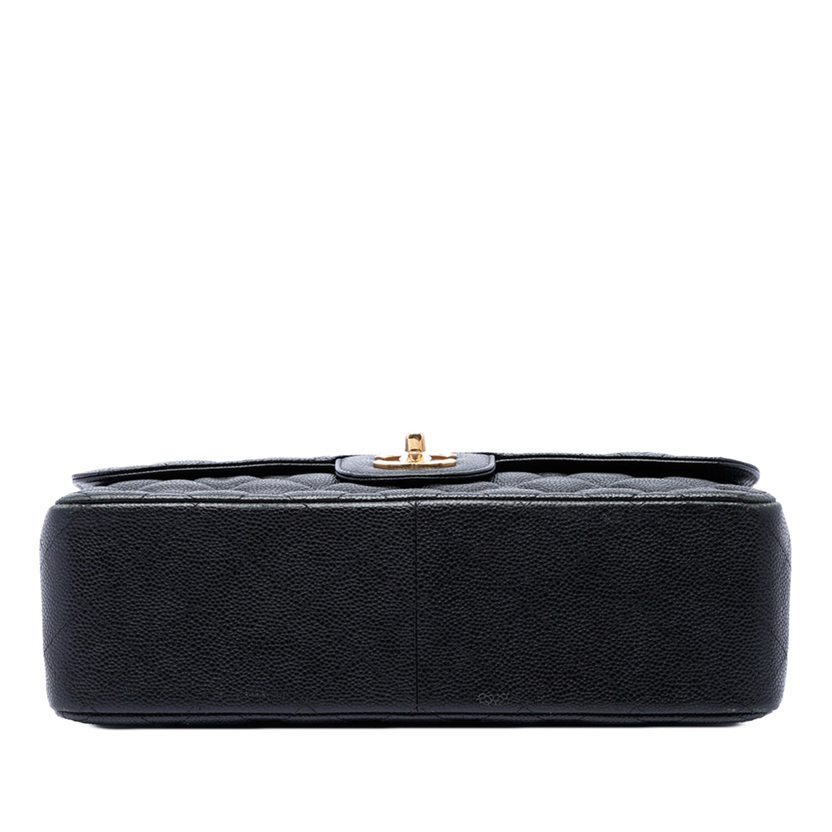 Chanel Jumbo Classic Caviar Double Flap — Black