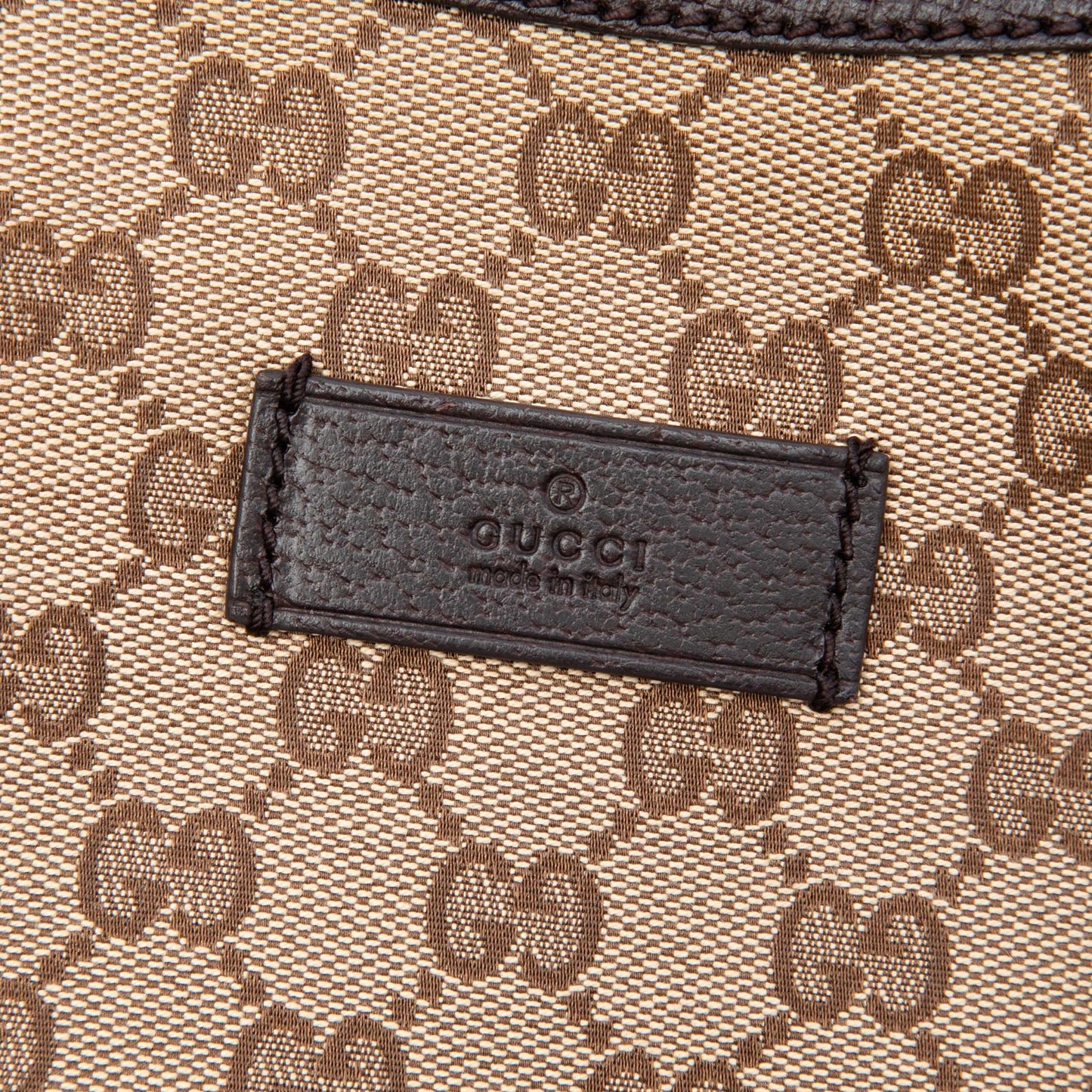 Gucci GG Canvas Web Half Moon Crossbody