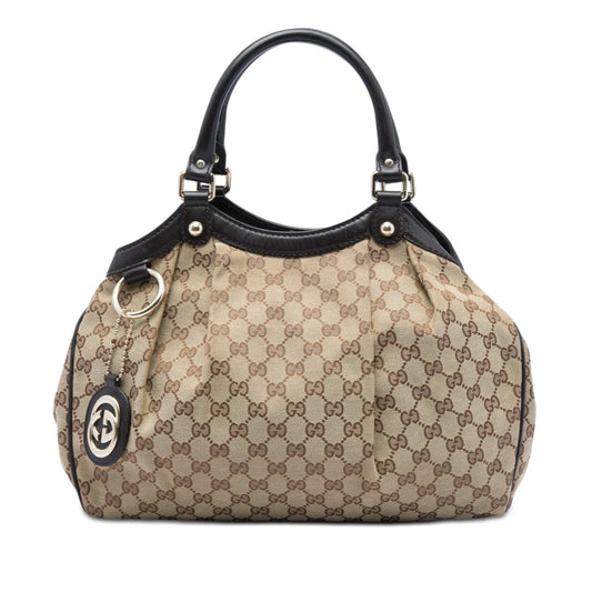 Gucci Medium GG Canvas Sukey Tote