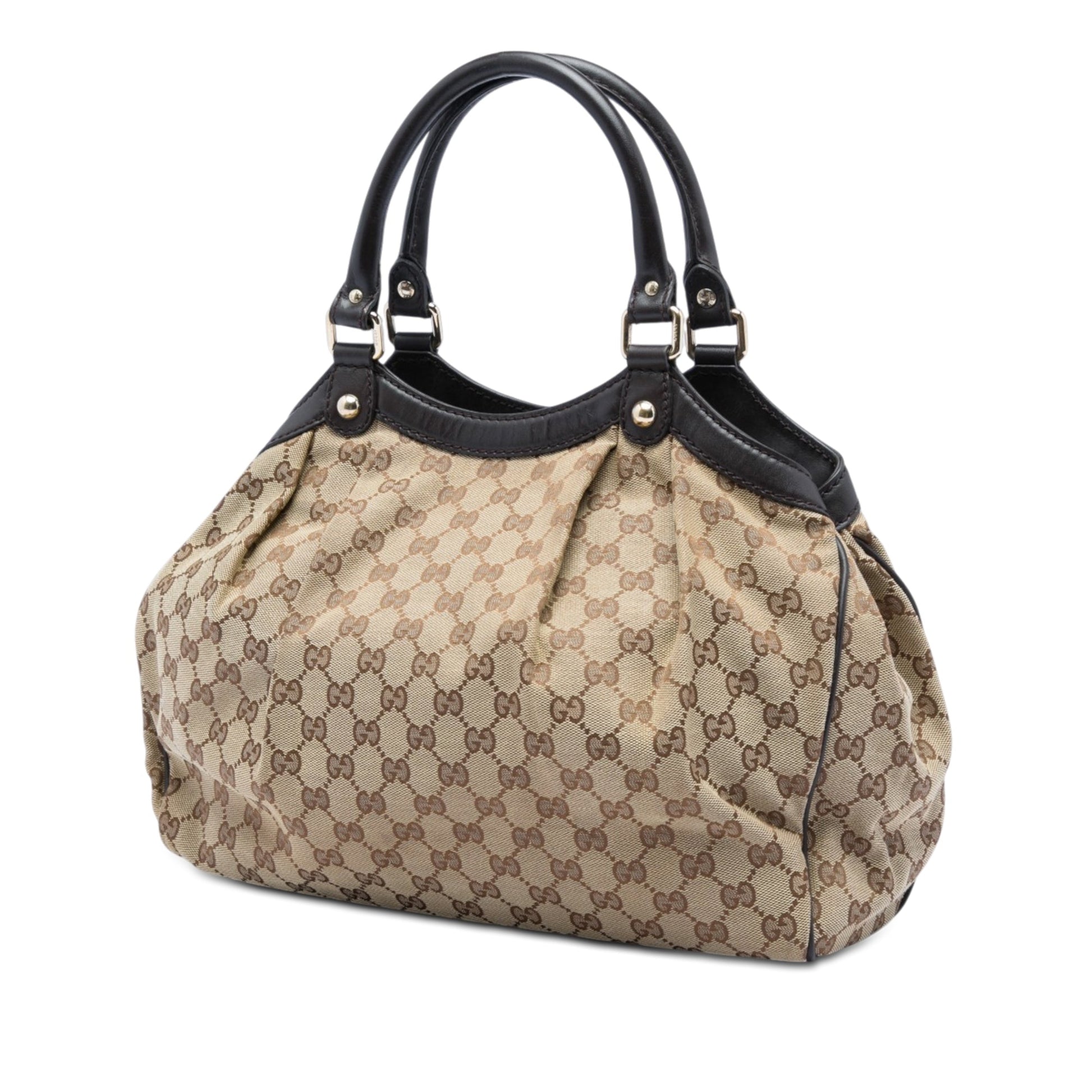 Gucci Medium GG Canvas Sukey Tote