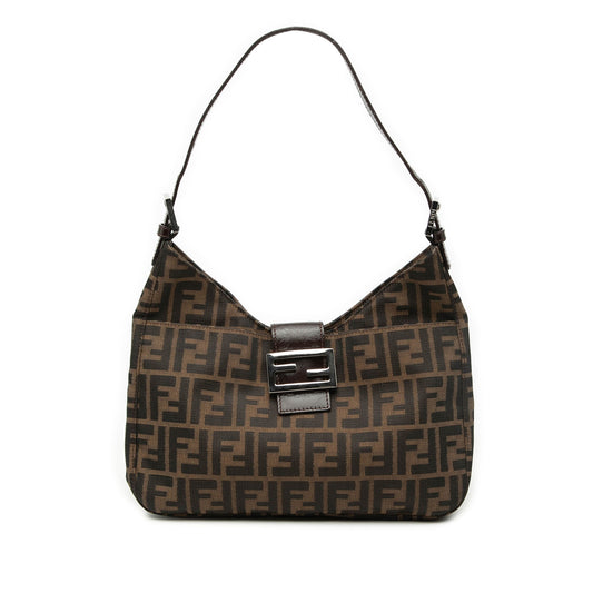 Fendi Zucca Canvas Shoulder Bag