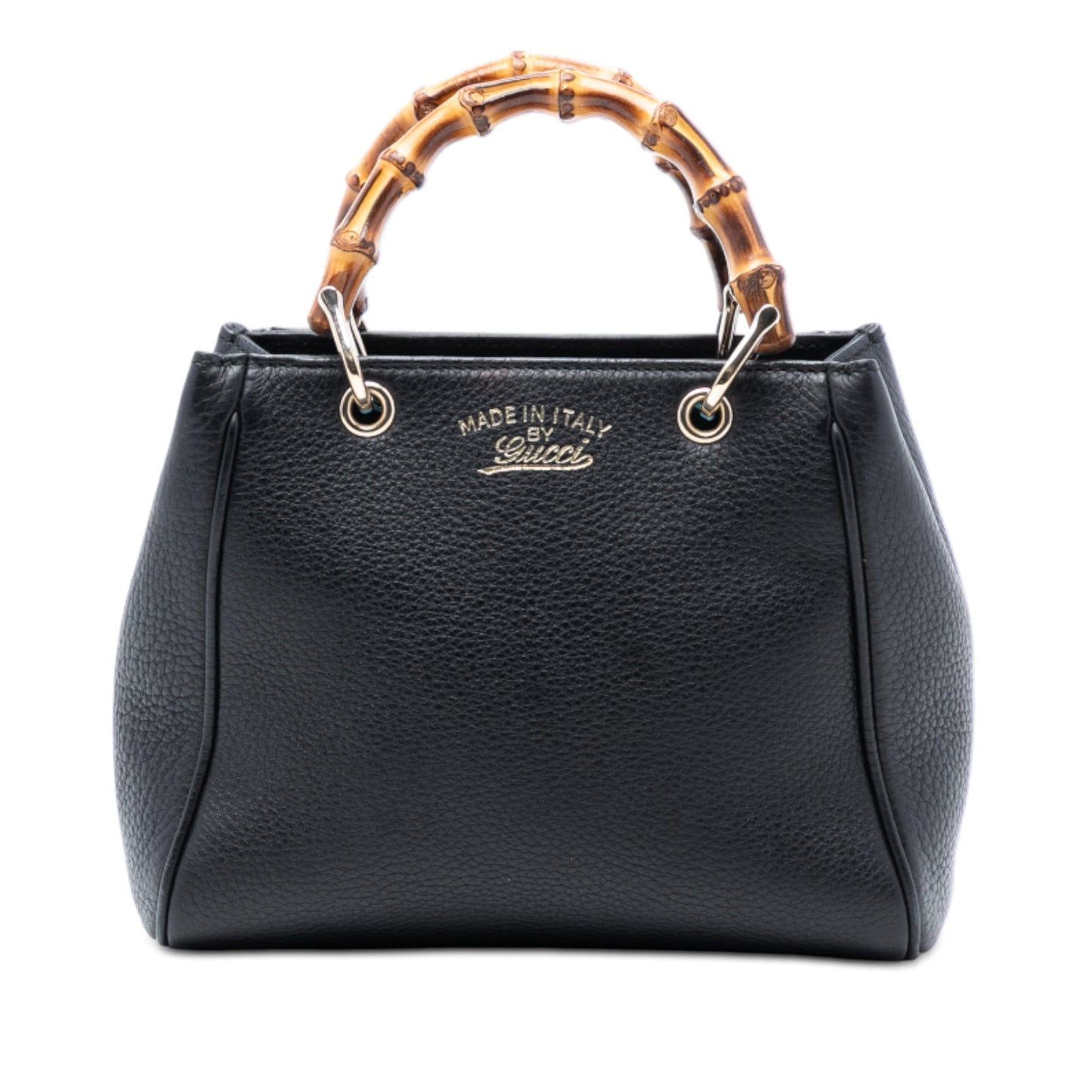 Gucci Mini Calfskin Bamboo Shopper Satchel
