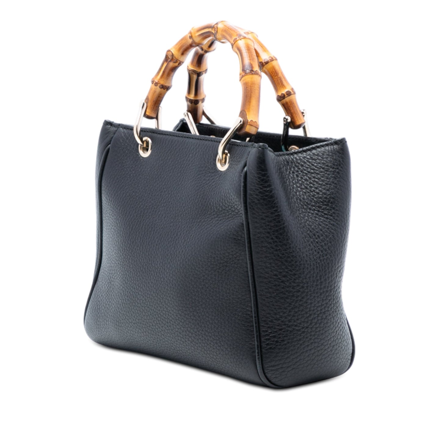 Gucci Mini Calfskin Bamboo Shopper Satchel