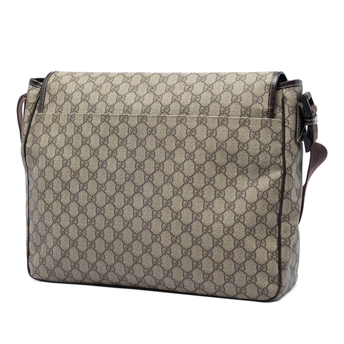 Gucci Large GG Supreme Interlocking G Messenger Bag