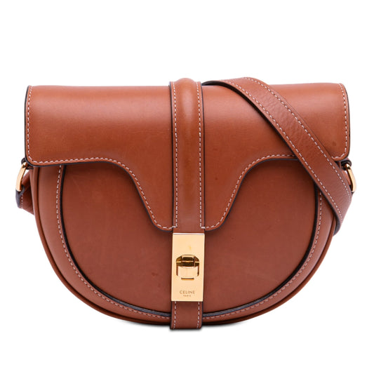 Small Calfskin Besace 16 Crossbody