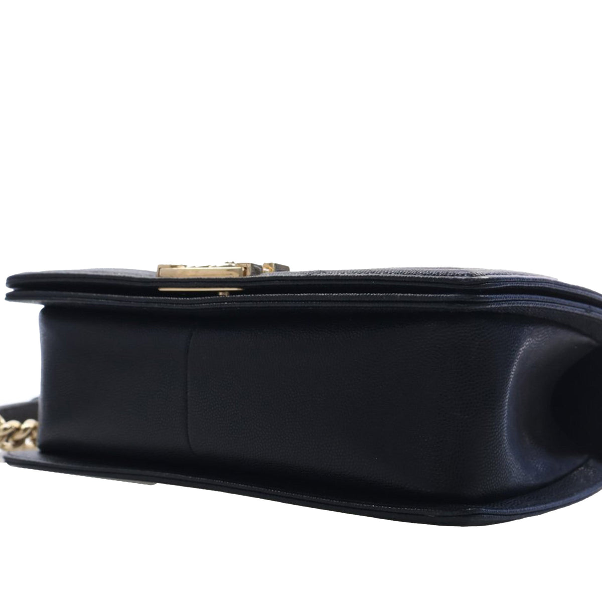 Chanel Old Medium Quilted Caviar Boy Flap