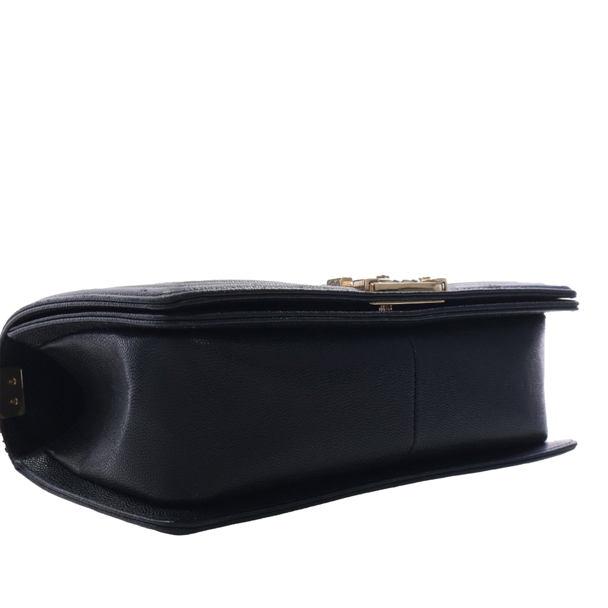 Chanel Old Medium Quilted Caviar Boy Flap