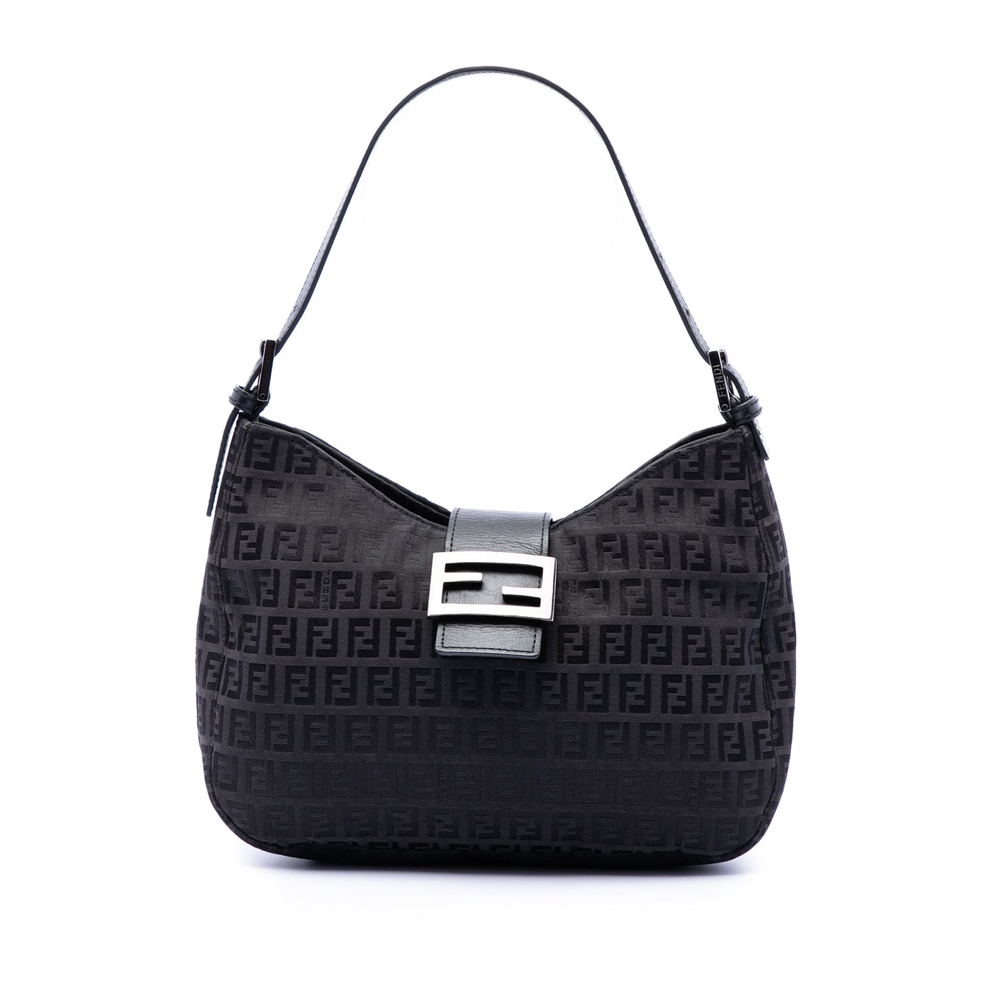 Fendi Zucchino Canvas Shoulder Bag