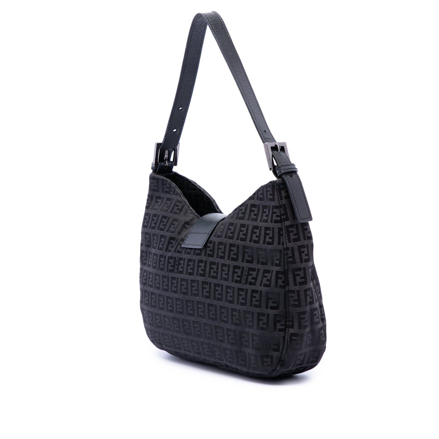 Fendi Zucchino Canvas Shoulder Bag