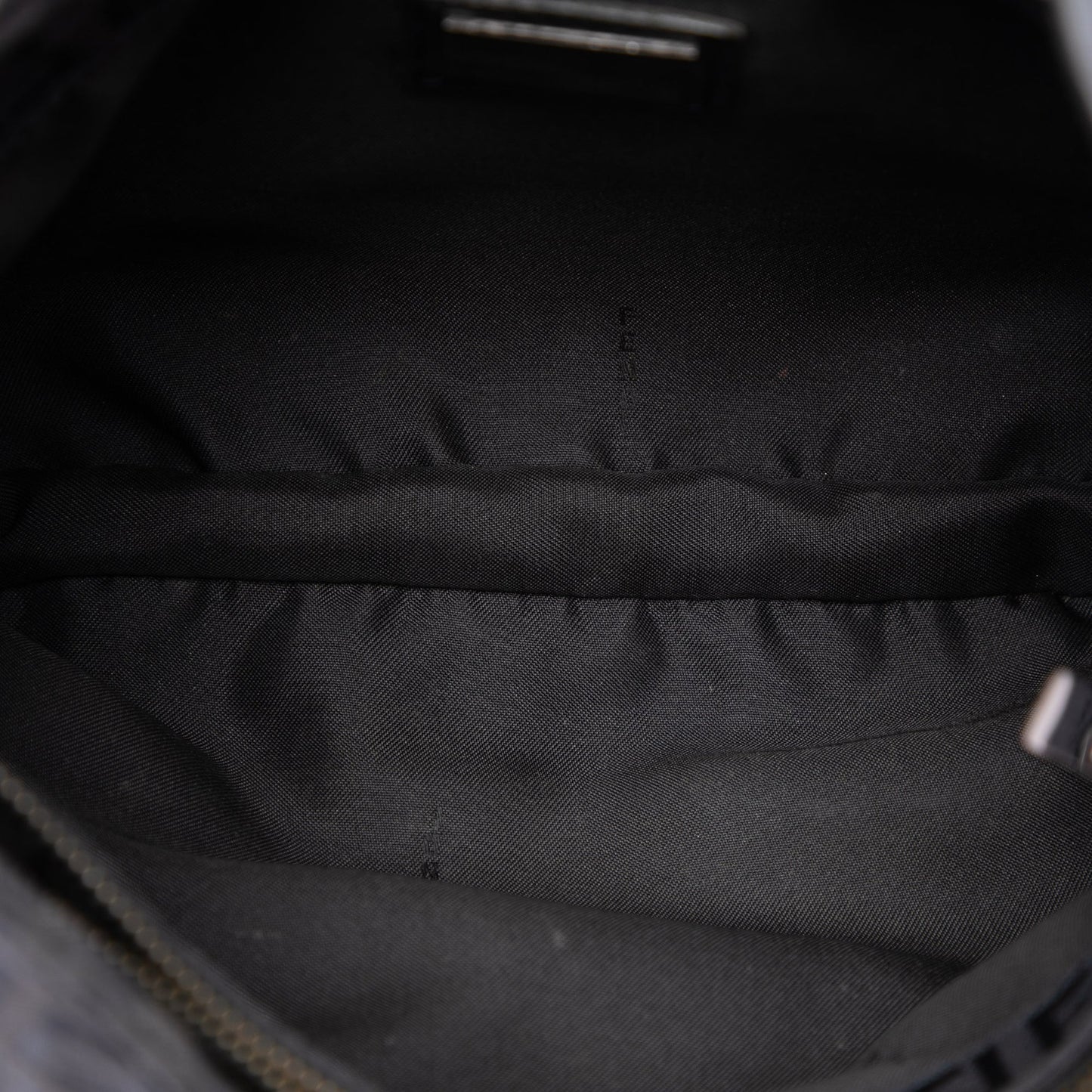 Fendi Zucchino Canvas Shoulder Bag