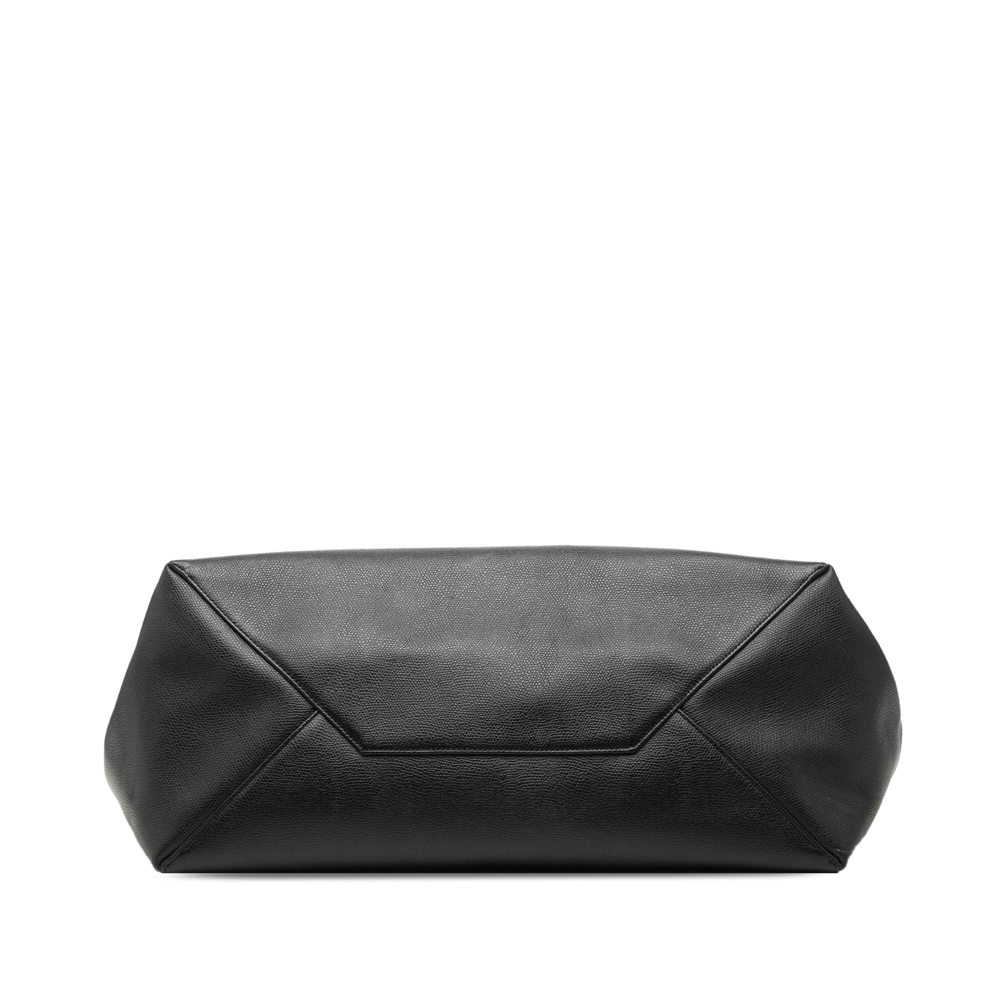 Celine Bicolor Calfskin Horizontal Cabas Tote