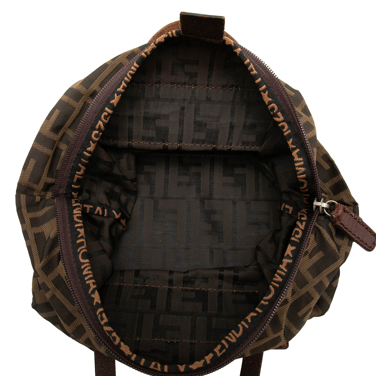 Fendi Zucca Canvas Handbag
