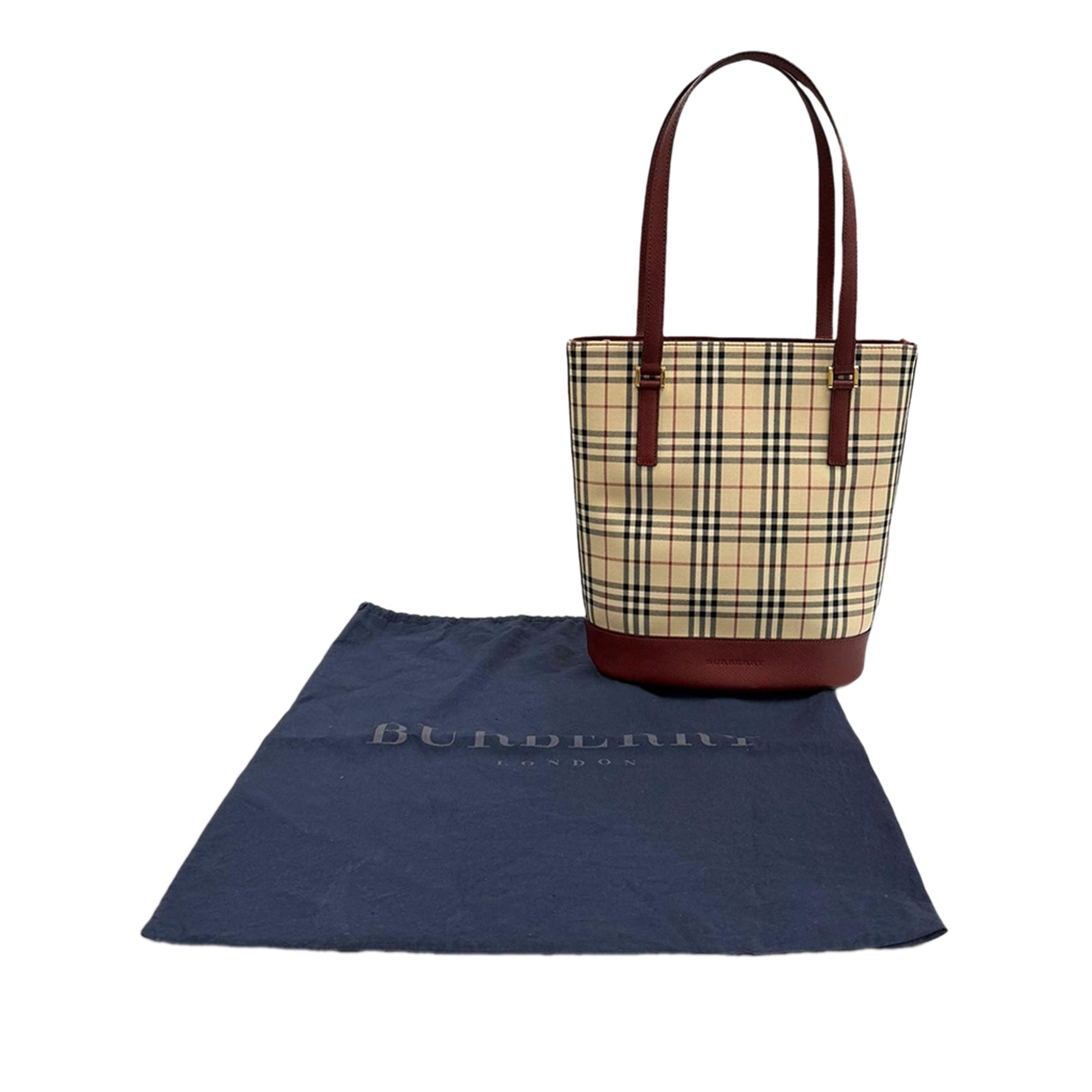Burberry House Check Canvas Tote