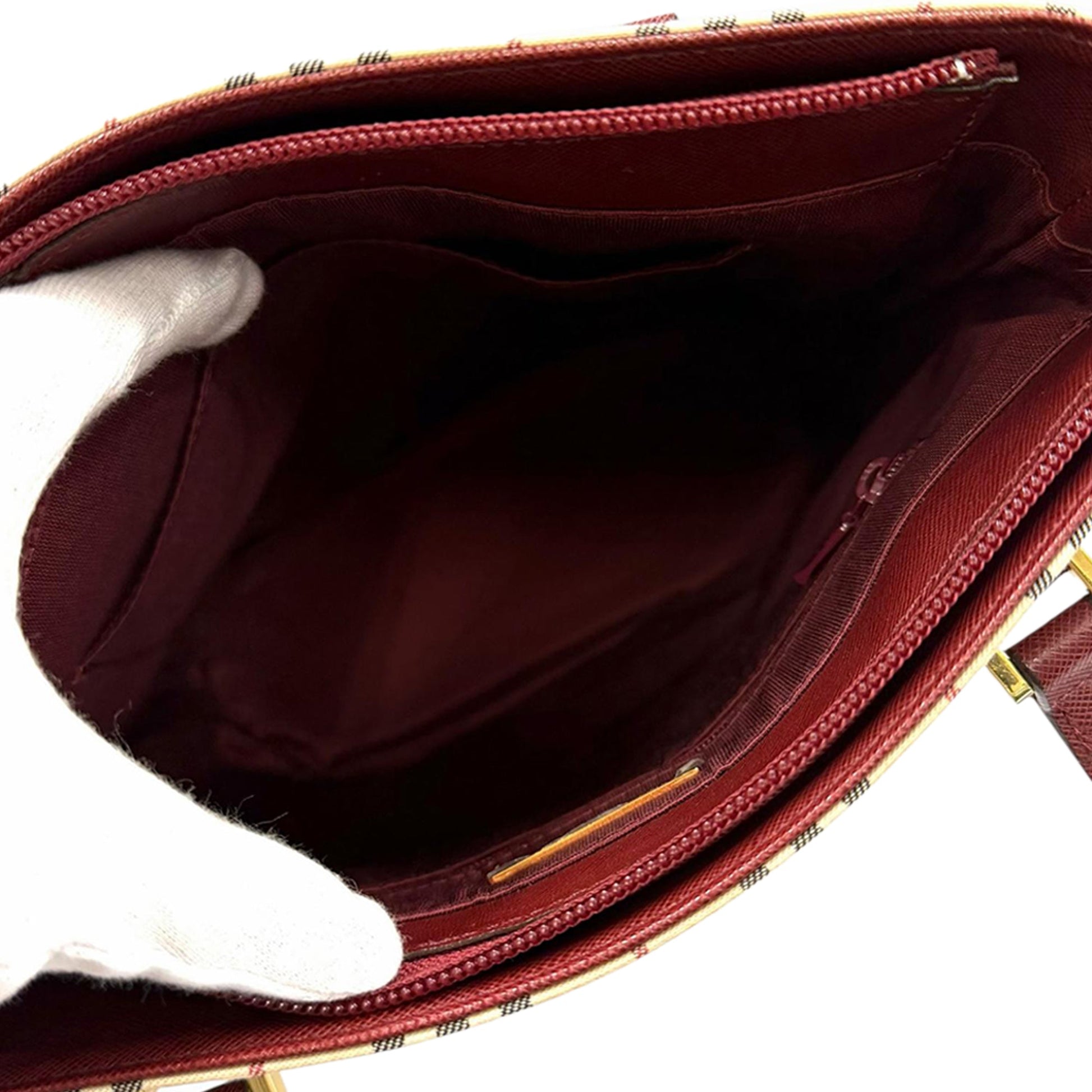 Burberry House Check Canvas Tote