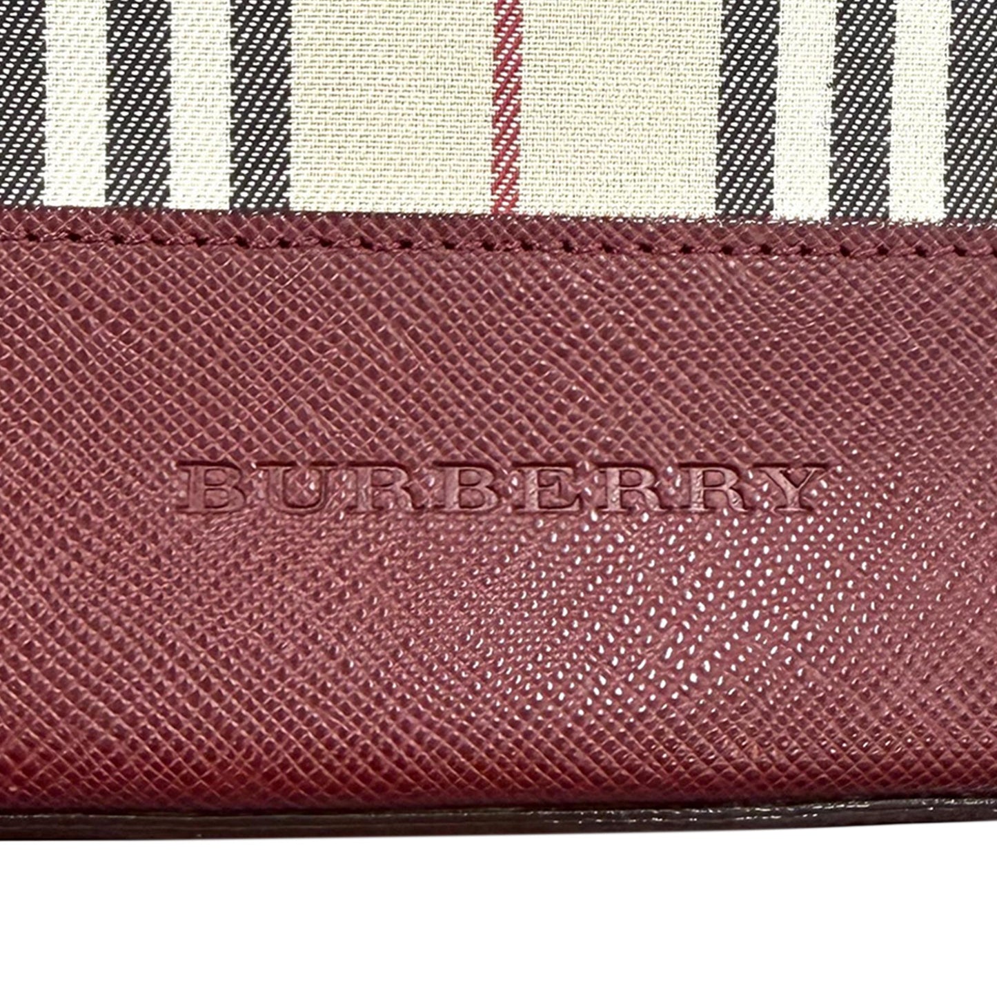 Burberry House Check Canvas Tote
