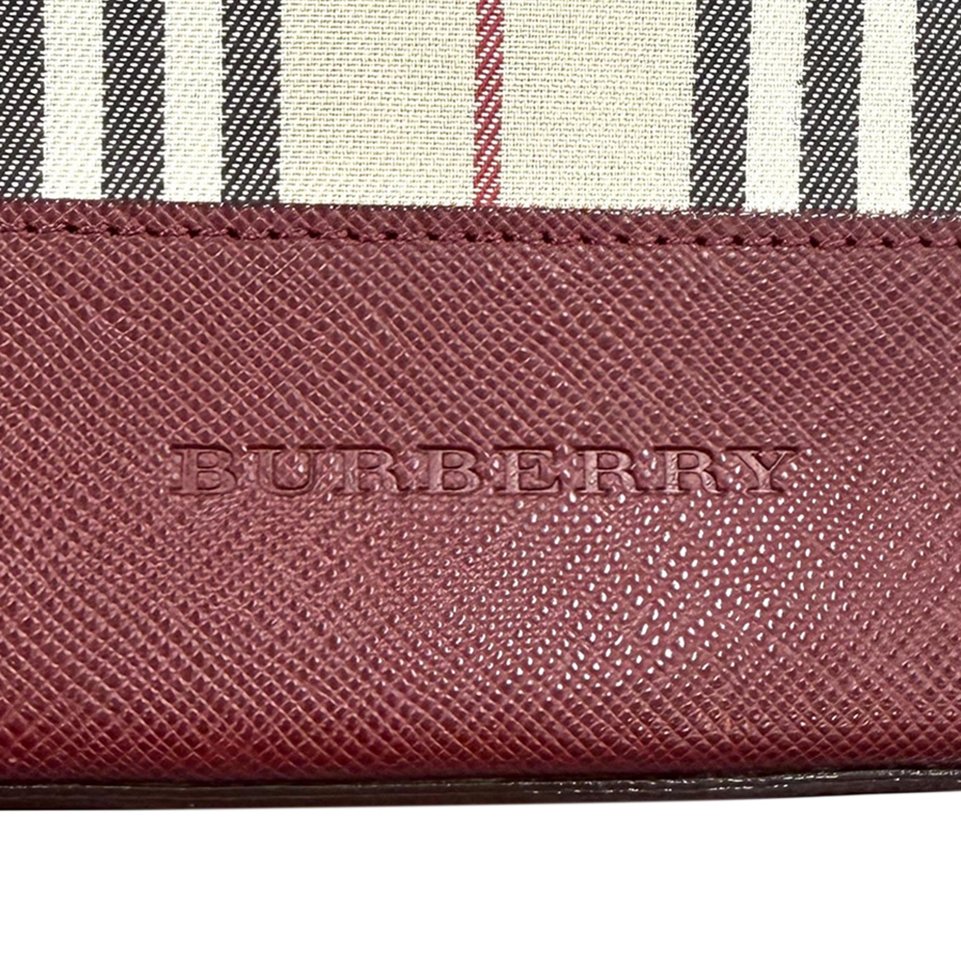 Burberry House Check Canvas Tote