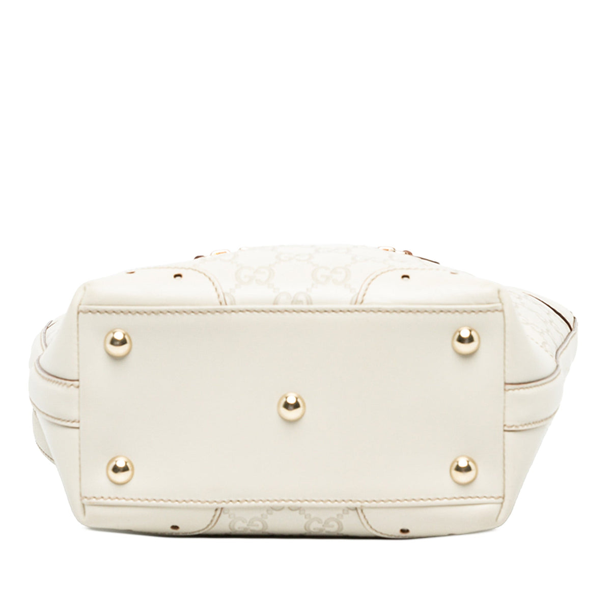 Gucci Mini Guccissima Punch Tote — White