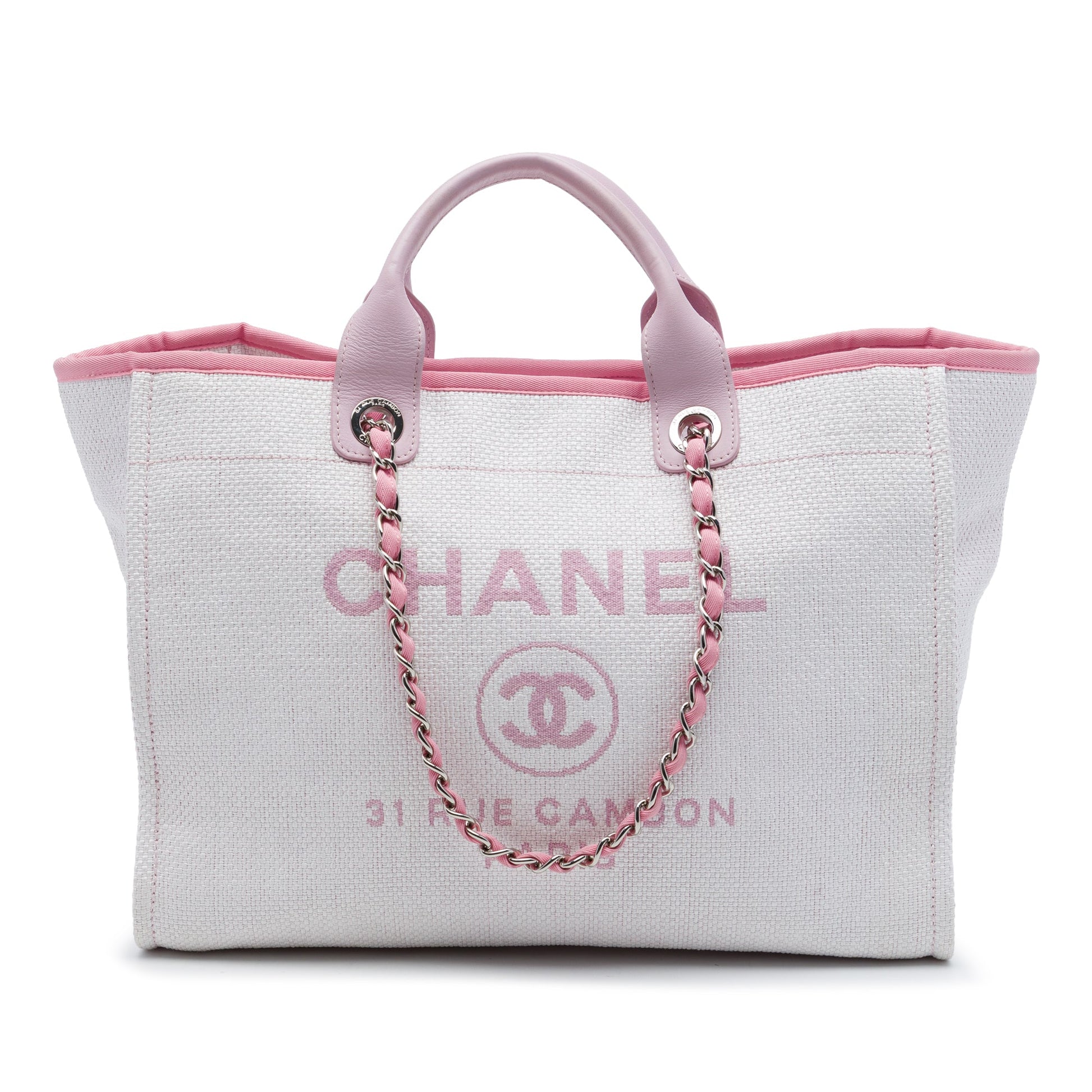 Chanel Medium Raffia Deauville Tote