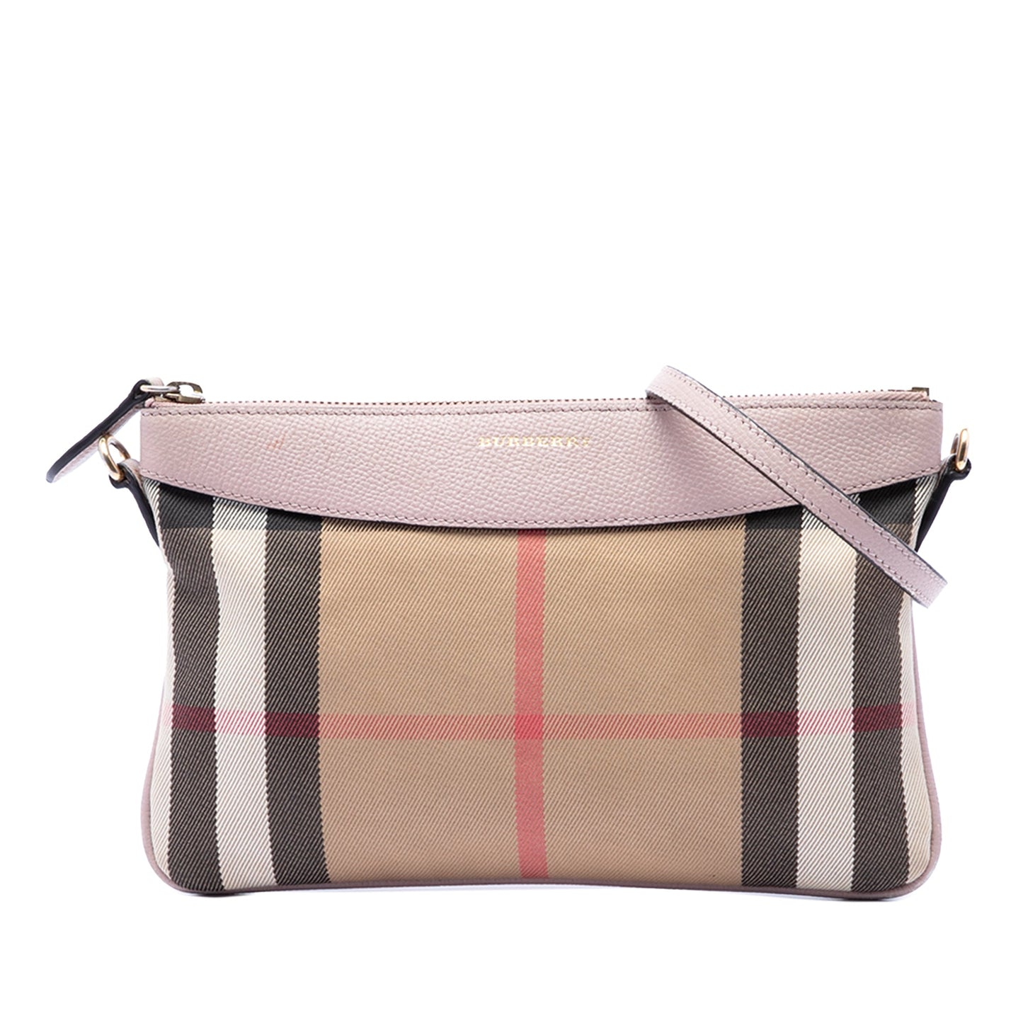 Burberry House Check Canvas Derby Peyton Crossbody