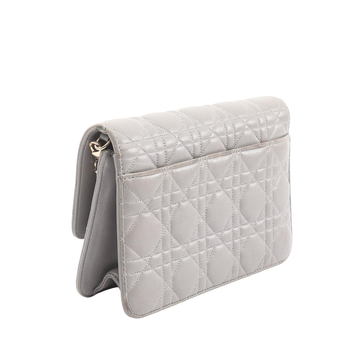 Dior Lambskin Cannage Miss Dior Promenade Wallet on Chain