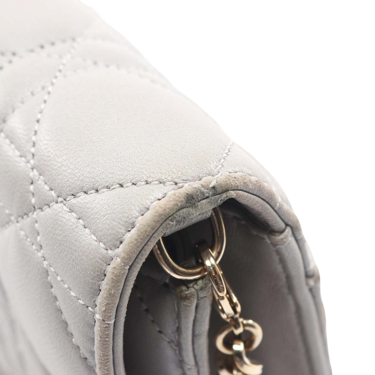 Dior Lambskin Cannage Miss Dior Promenade Wallet on Chain