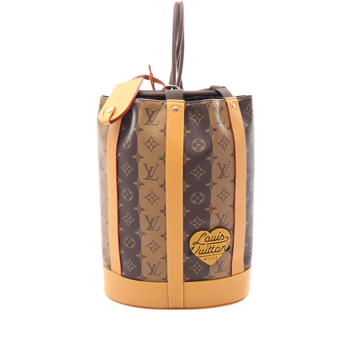 Louis Vuitton Nigo Monogram Reverse Randonnee Backpack — Brown