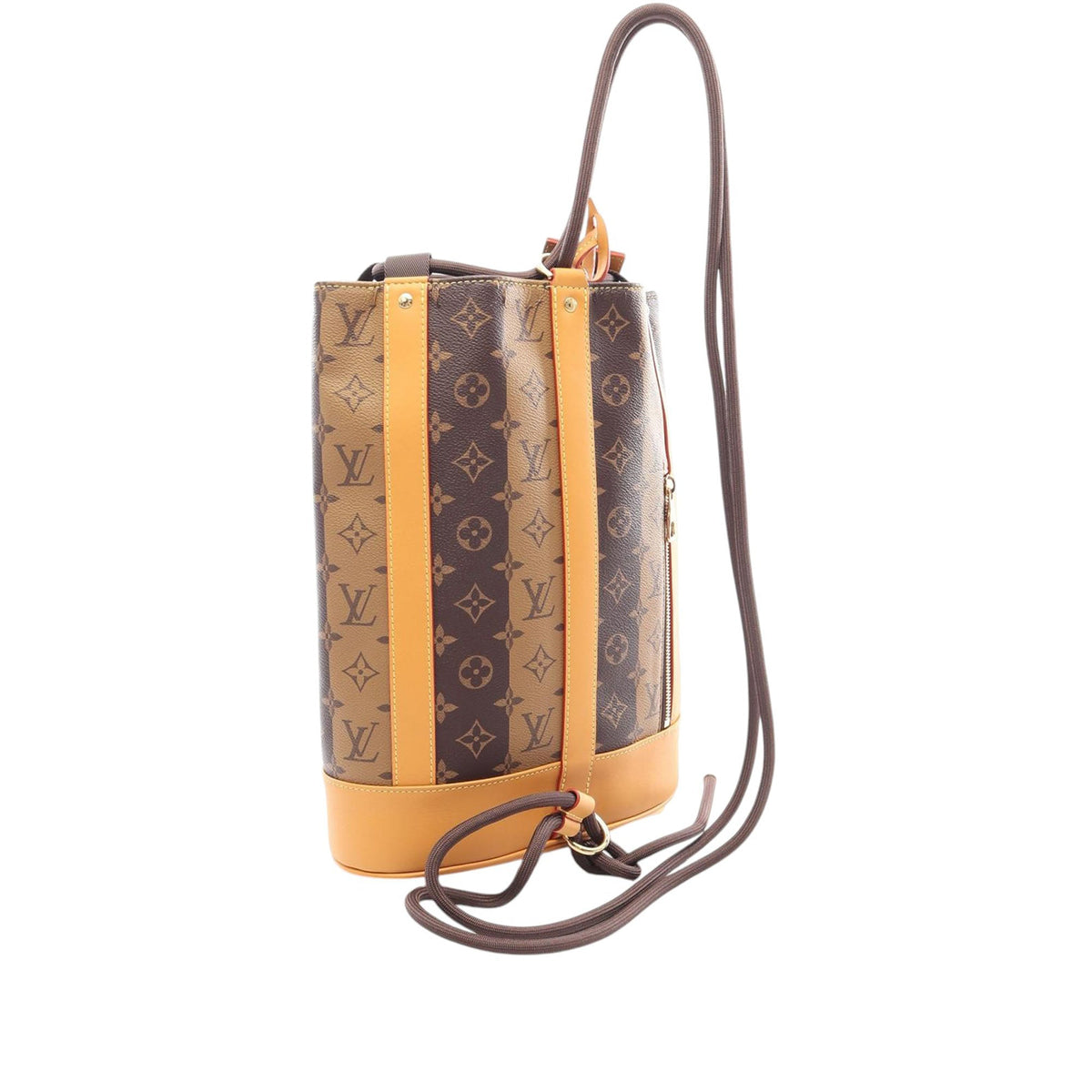 Louis Vuitton Nigo Monogram Reverse Randonnee Backpack — Brown