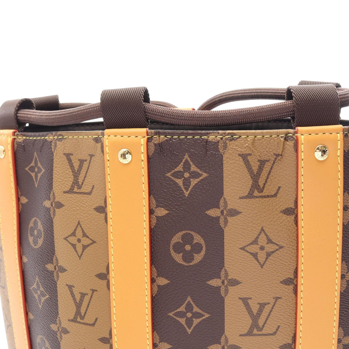 Louis Vuitton Nigo Monogram Reverse Randonnee Backpack — Brown