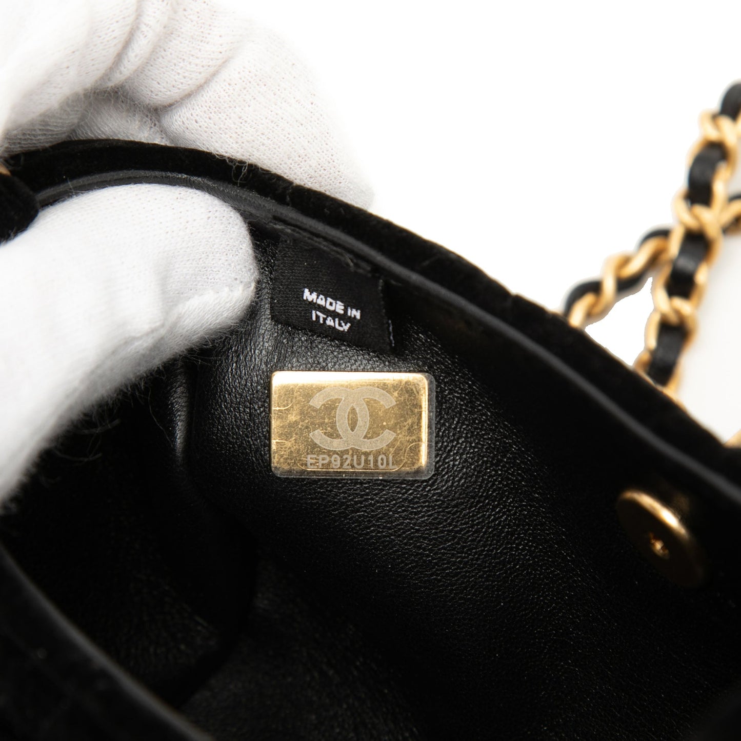 Chanel Mini Quilted Velvet Top Handle Flap