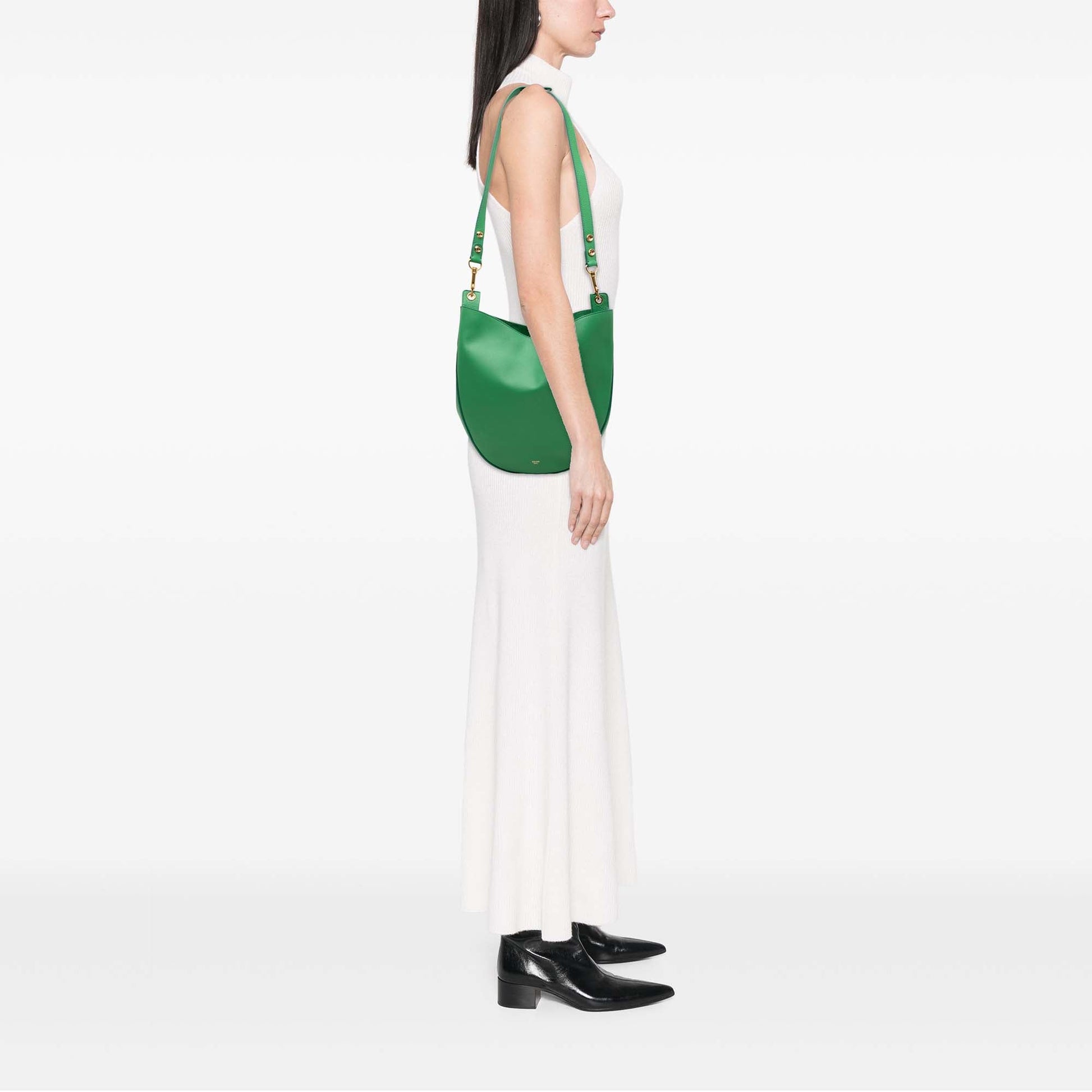 Celine Medium Calfskin Trotteur Hobo