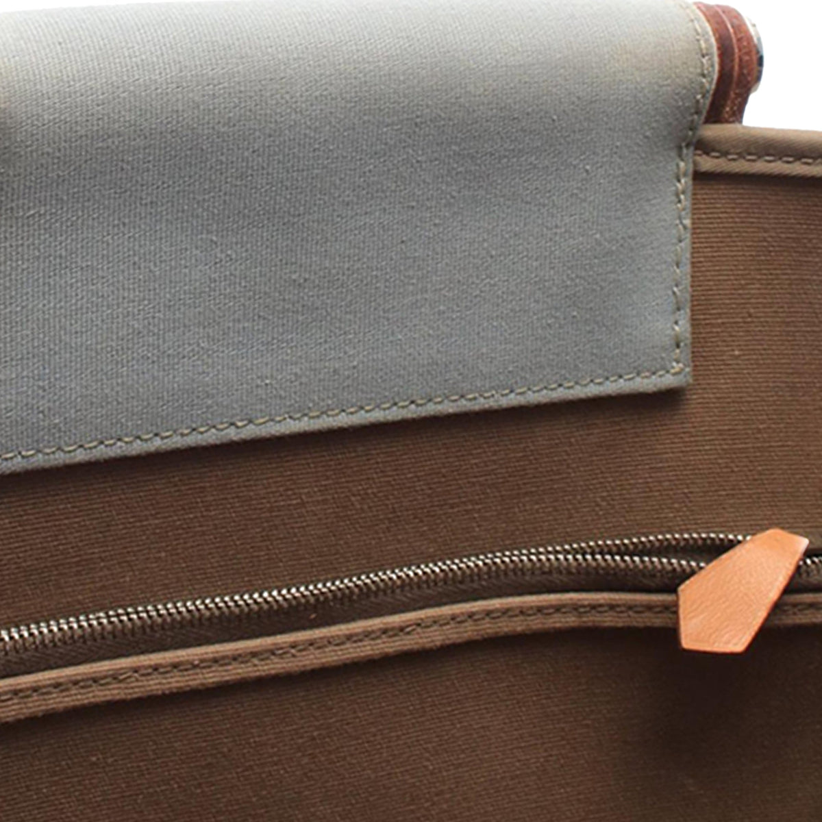 Hermès Bicolor Toile Cabag Elan PM — Brown