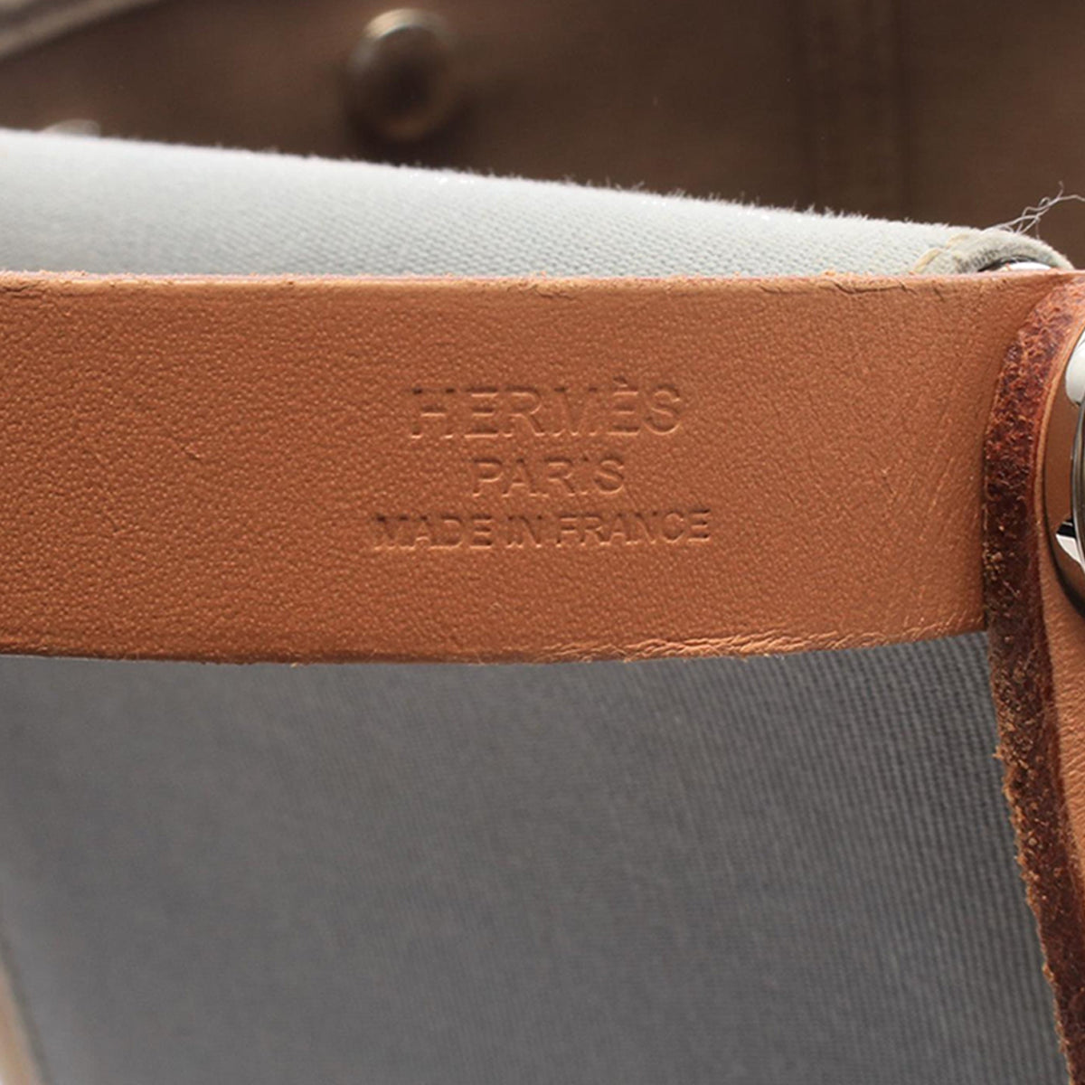 Hermès Bicolor Toile Cabag Elan PM — Brown