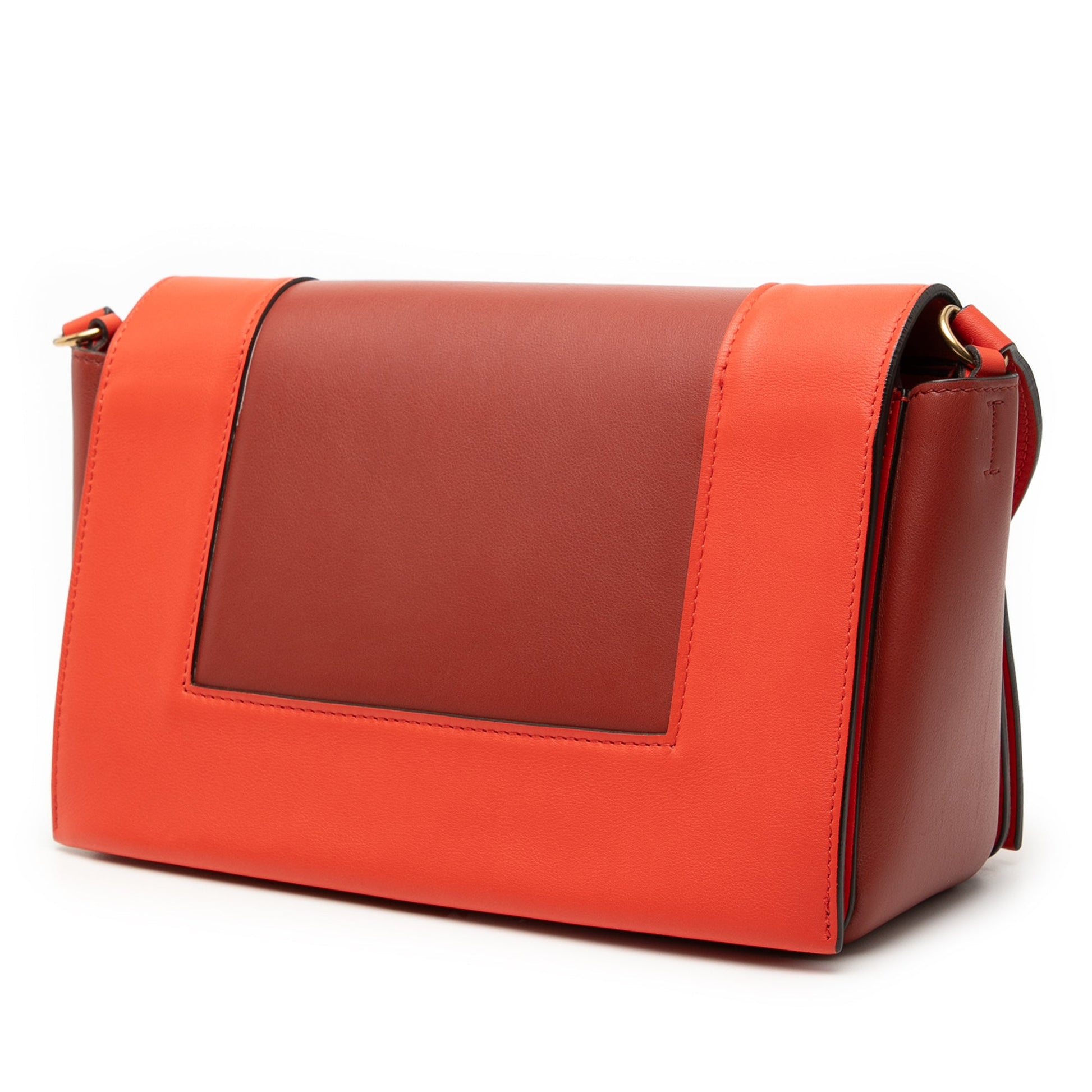 Celine Medium Shiny Smooth Calfskin Frame Shoulder Bag