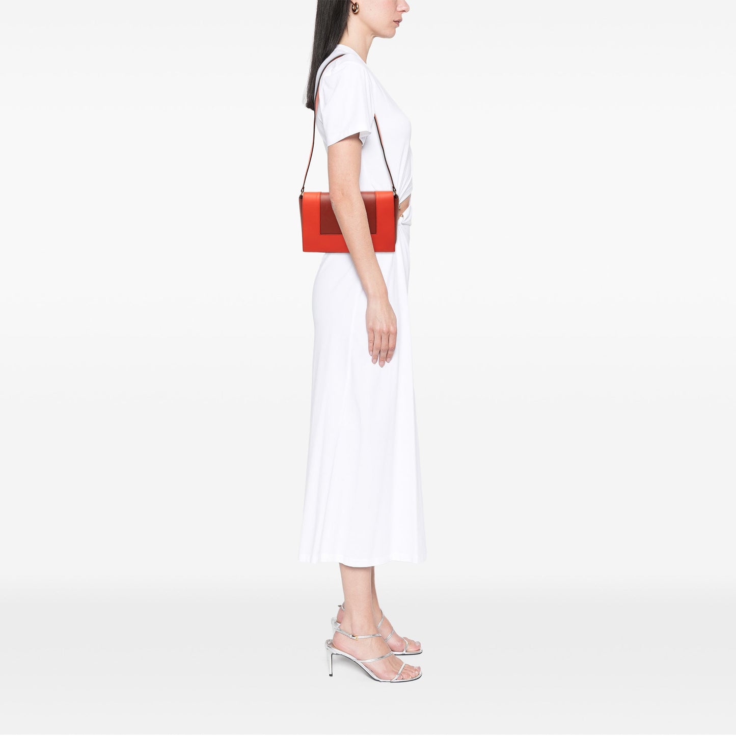 Celine Medium Shiny Smooth Calfskin Frame Shoulder Bag