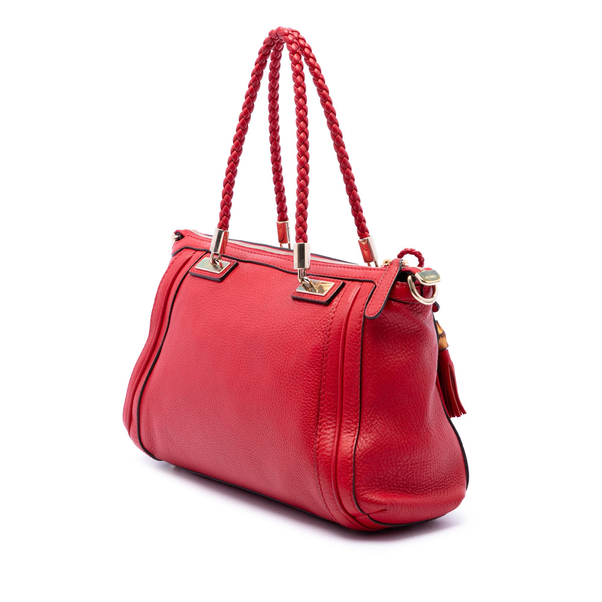 Gucci Pebbled Calfskin Bella Satchel