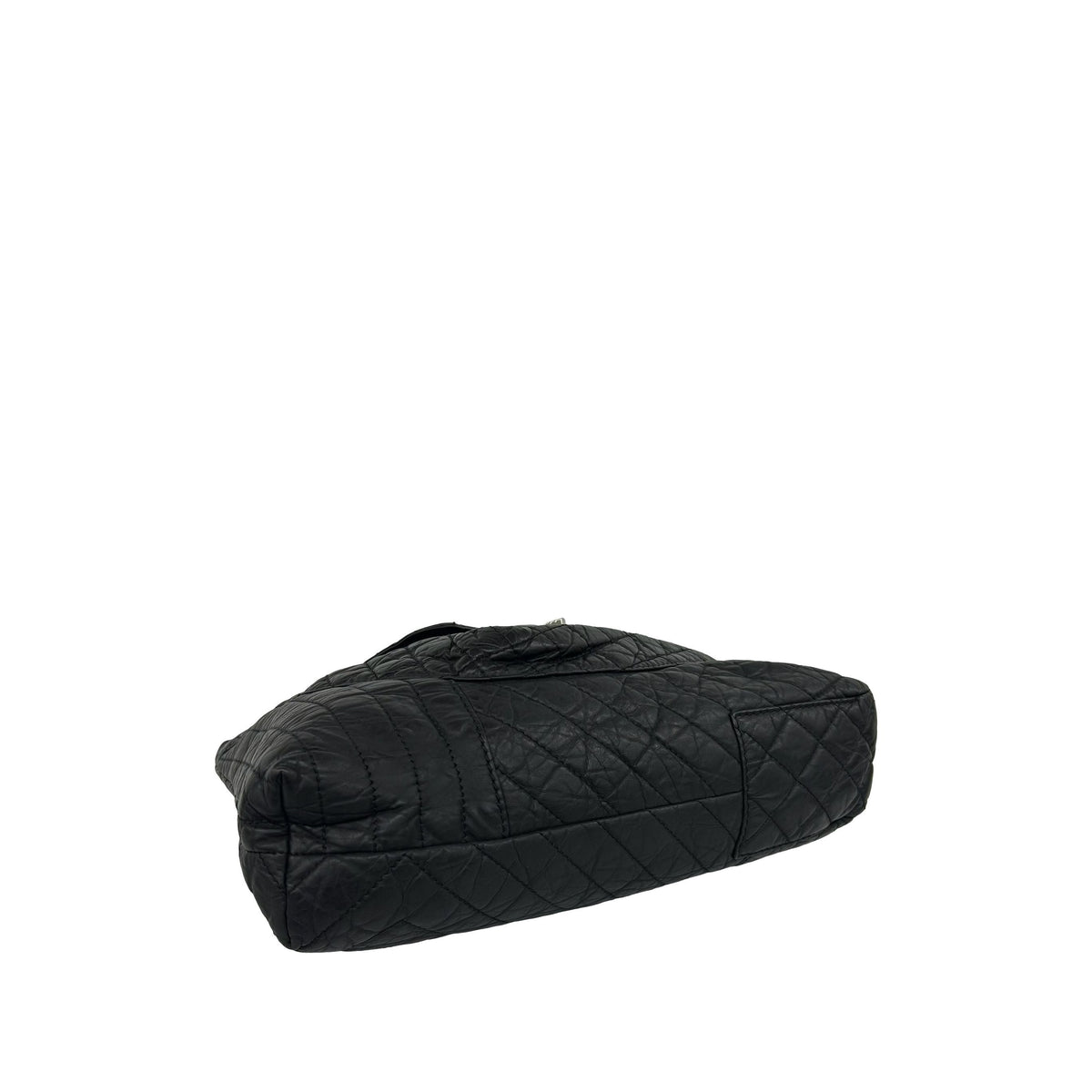Chanel Aged Calfskin Karls Cabas Tote — Black