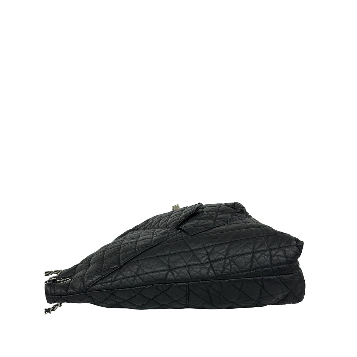 Chanel Aged Calfskin Karls Cabas Tote — Black