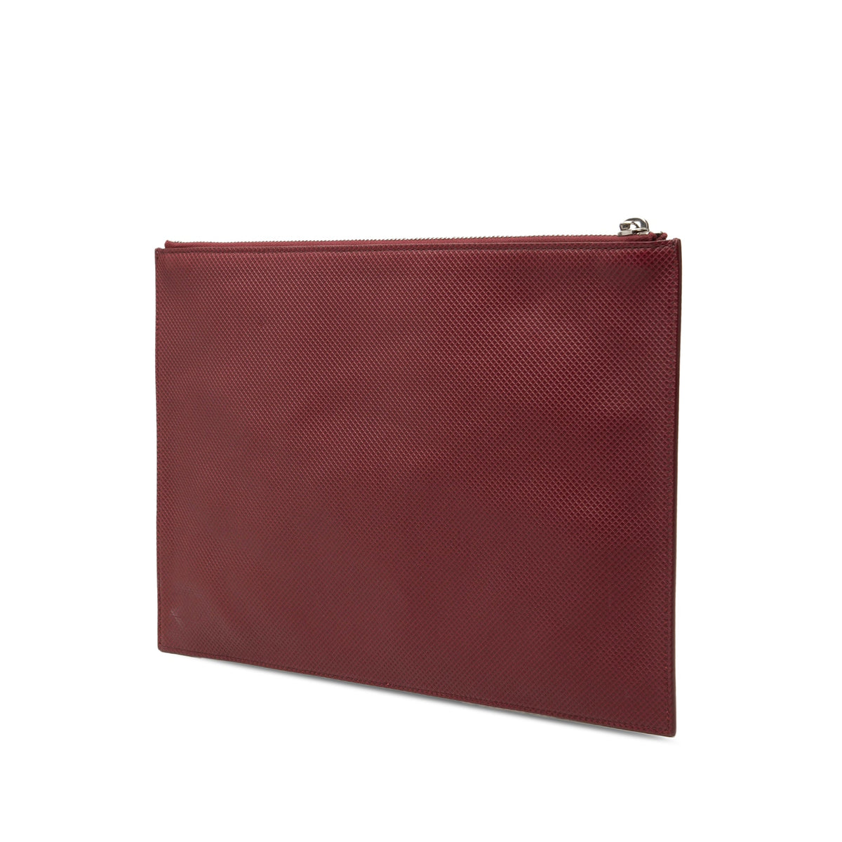 Bottega Veneta Textured Calfskin Marco Polo Clutch