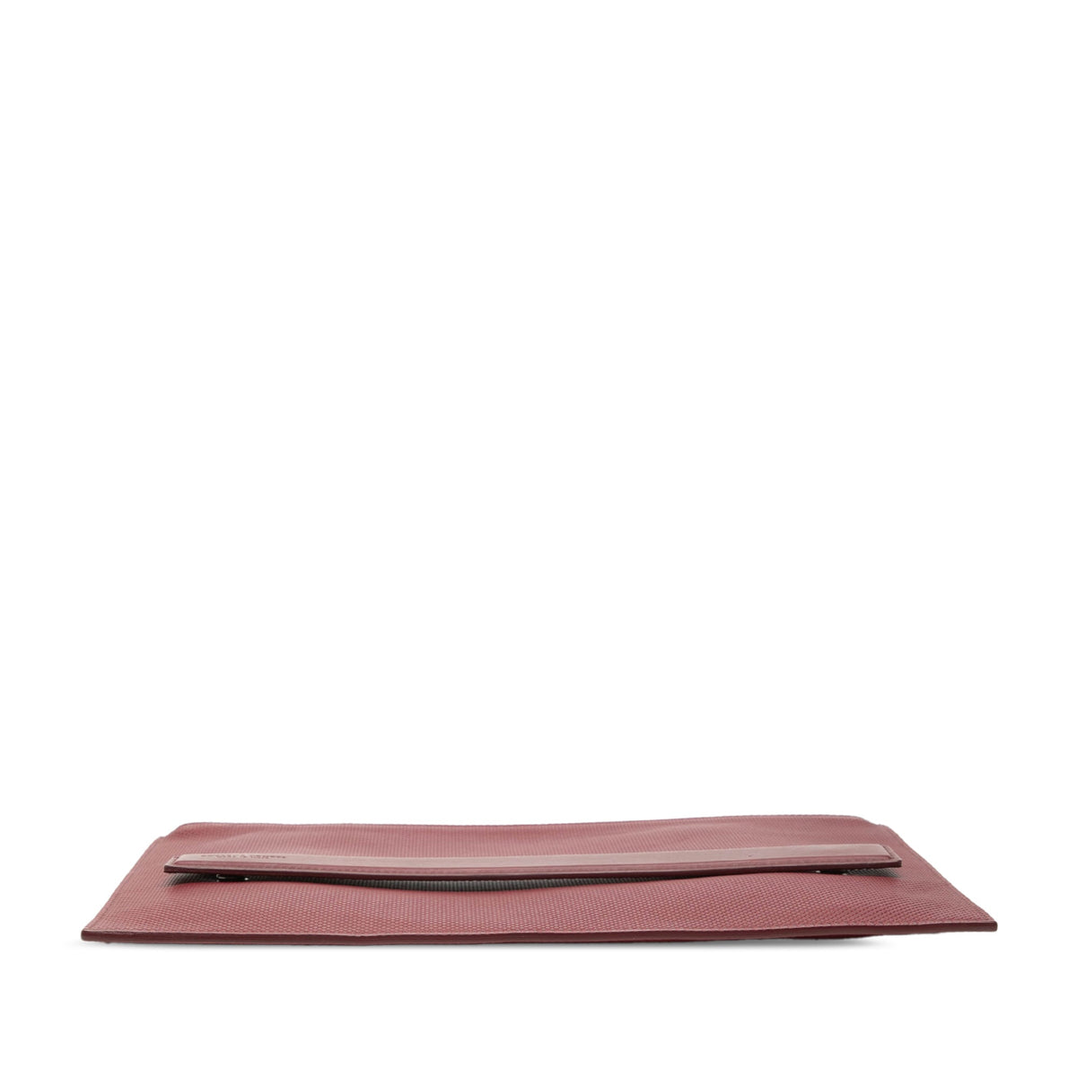 Bottega Veneta Textured Calfskin Marco Polo Clutch