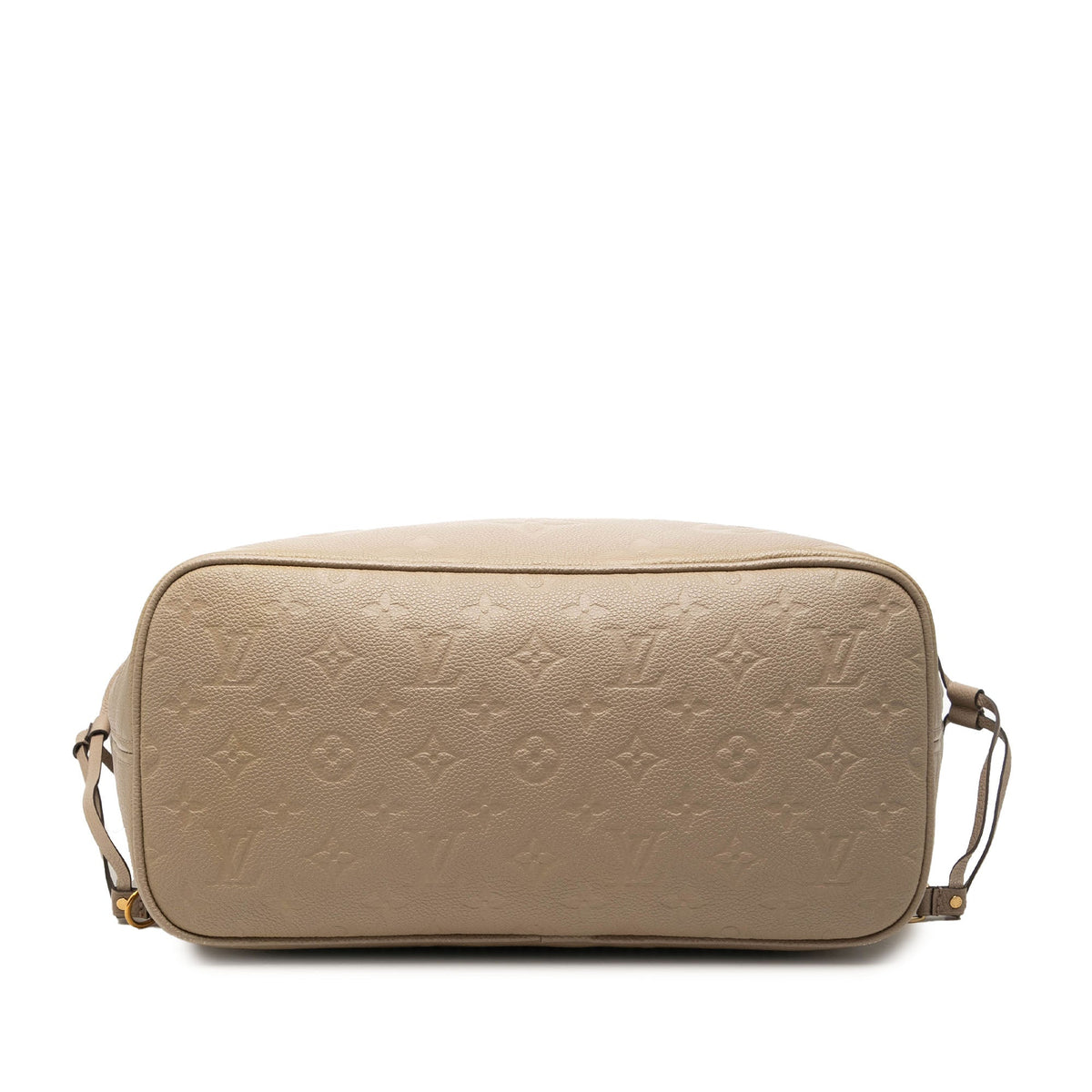 Louis Vuitton Monogram Giant Empreinte Neverfull MM — Beige