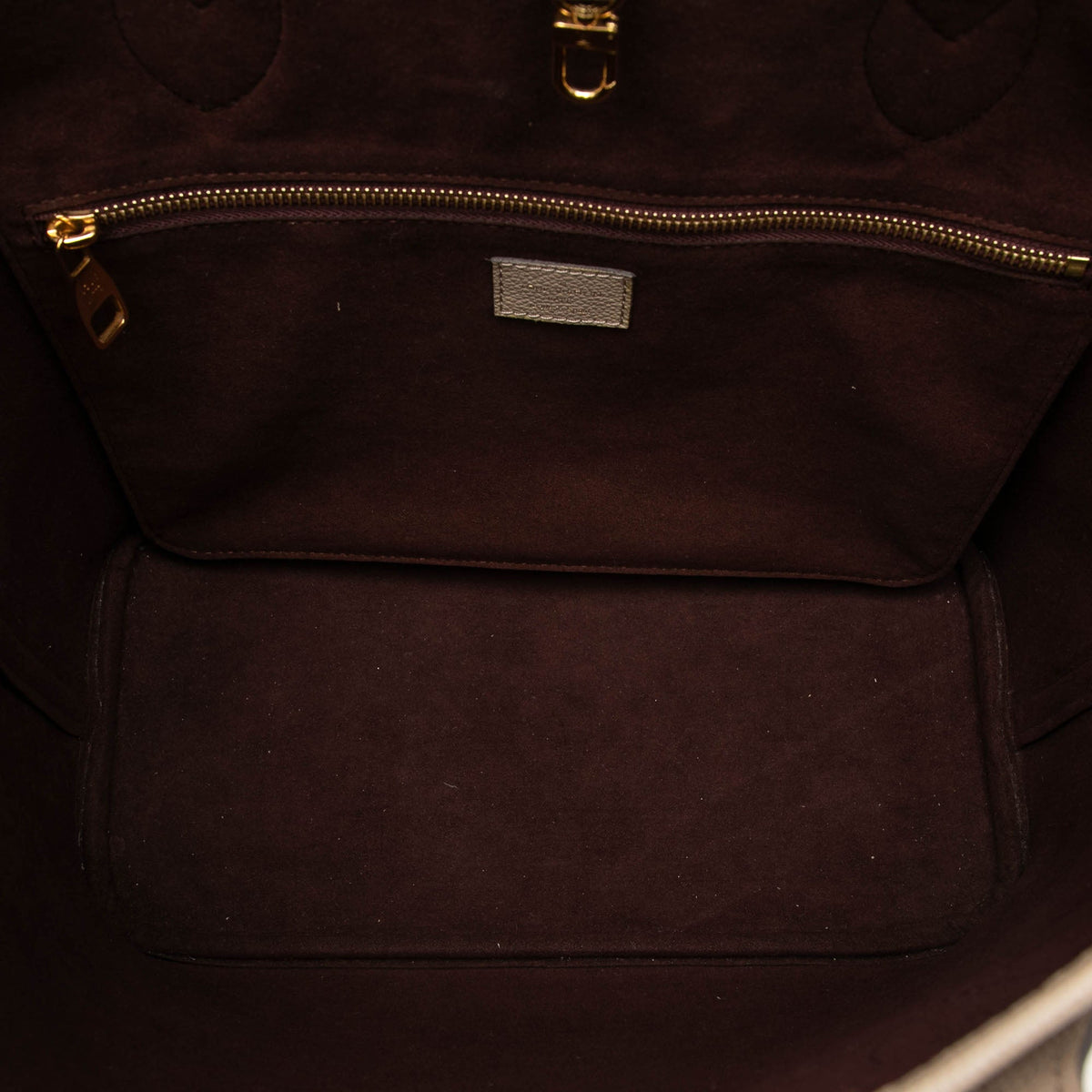 Louis Vuitton Monogram Giant Empreinte Neverfull MM — Beige