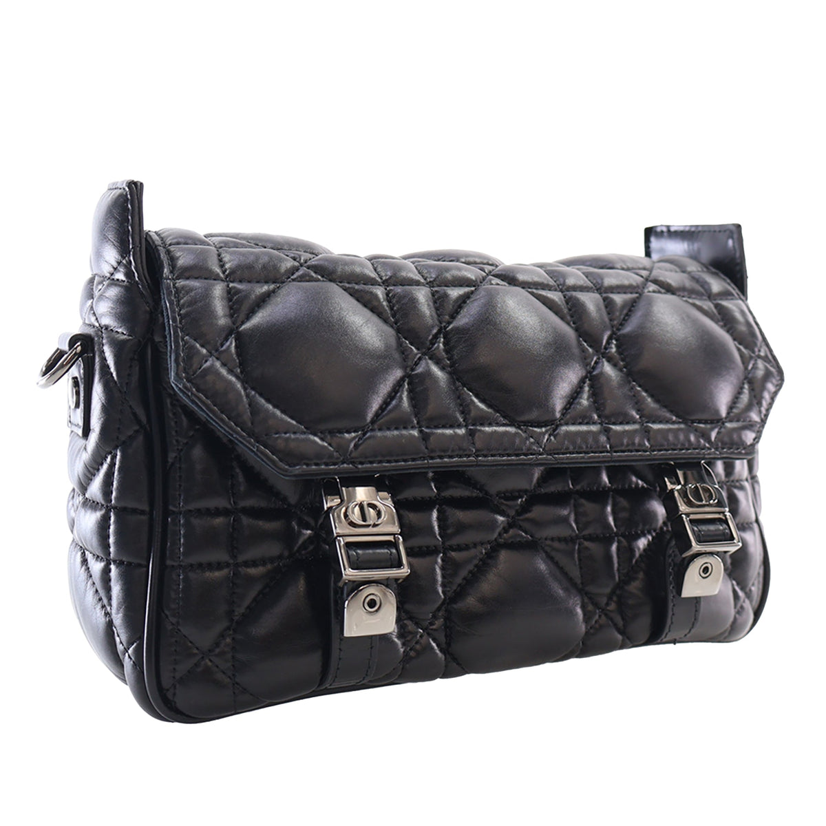 Dior Small Calfskin Macrocannage Diorcamp Messenger Bag