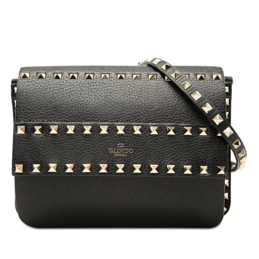 Valentino Small Grained Calfskin Rockstud Crossbody