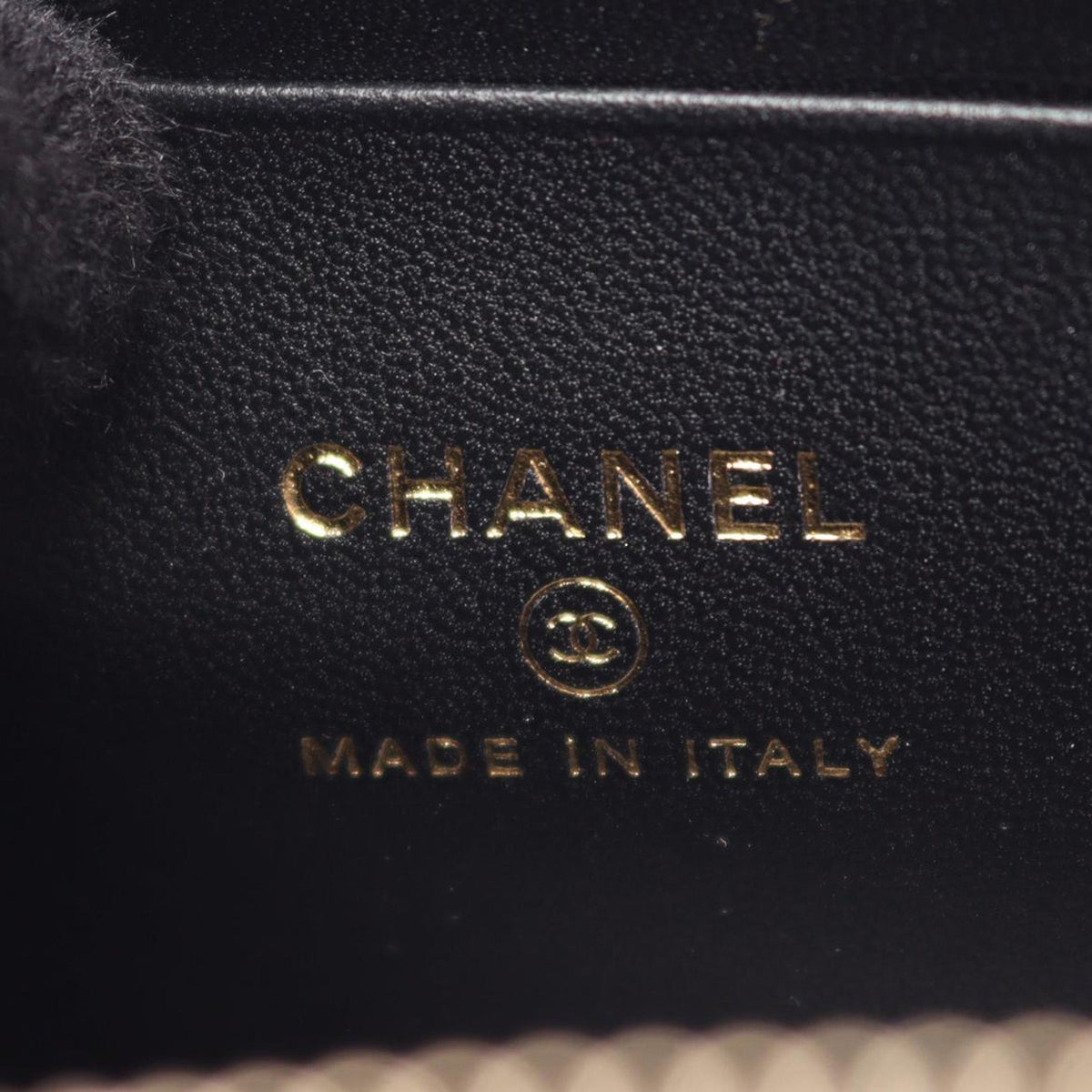 Chanel Tweed Vanity Case with Chain