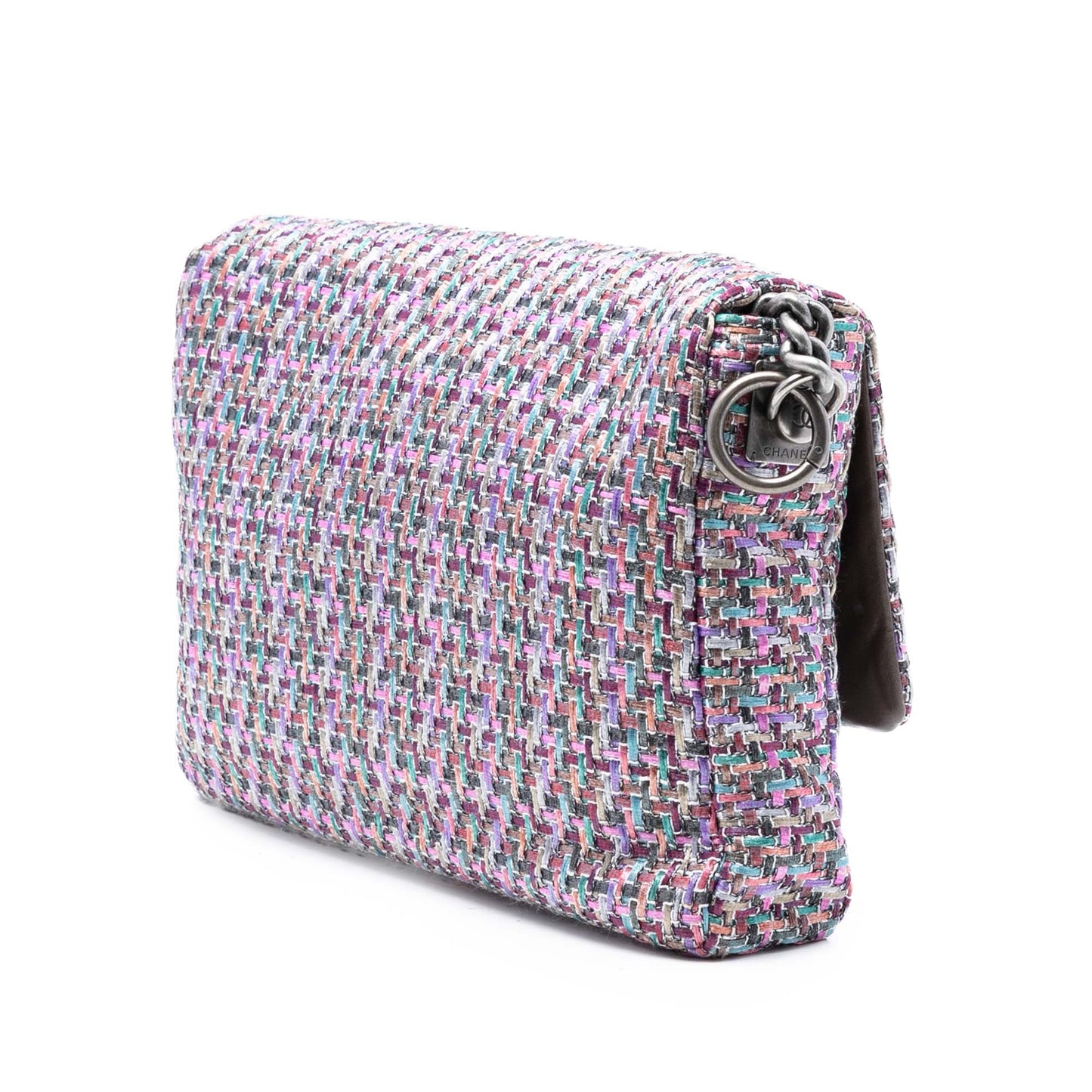 CC Tweed Clasp Flap