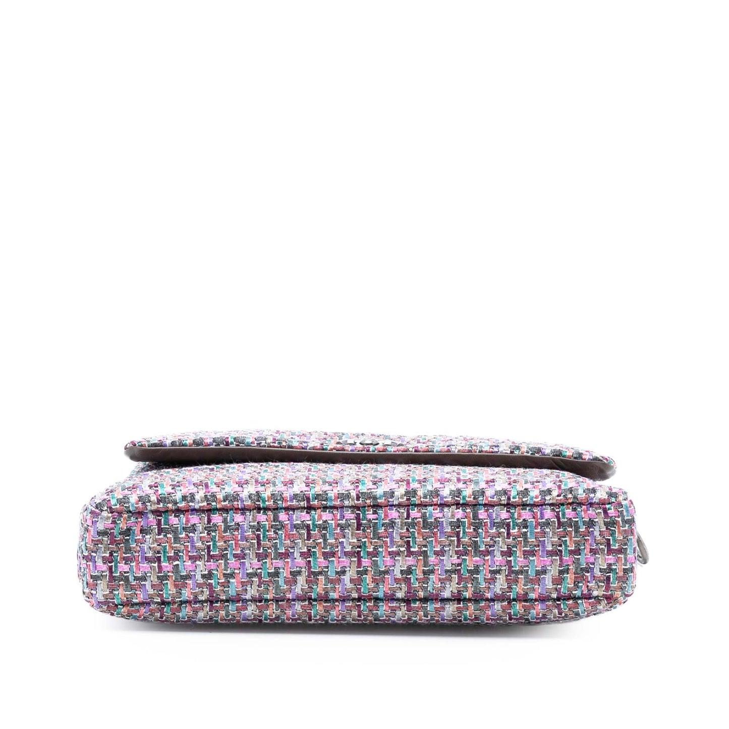 CC Tweed Clasp Flap
