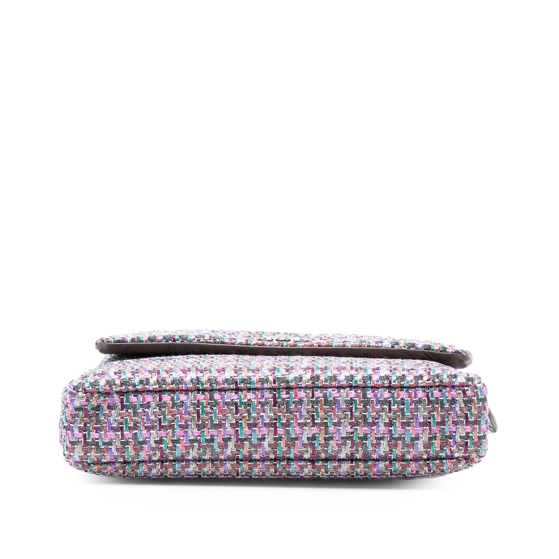CC Tweed Clasp Flap